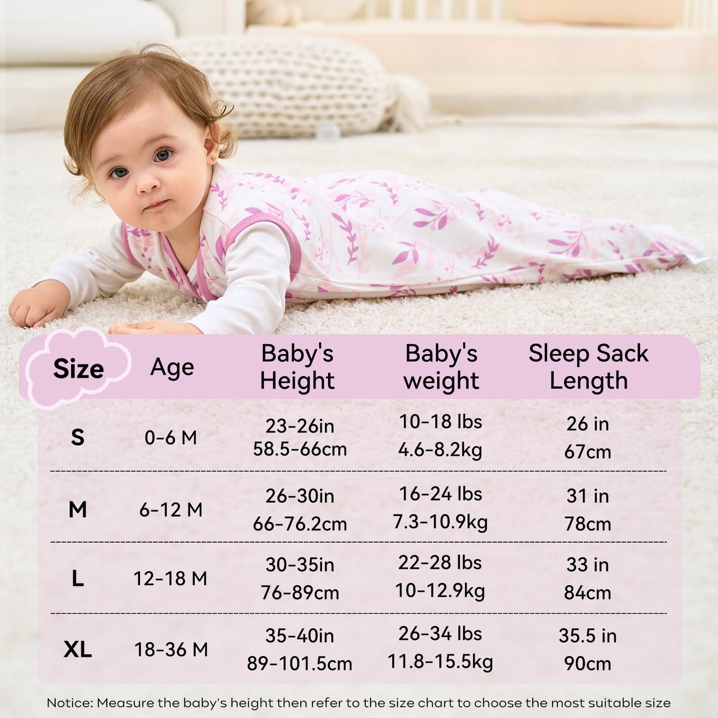 Unnivoll Schlafsack Baby 1.5 Tog Babyschlafsack 0-6 Monate 2er Pack Schlafsack Winter Herbst 67 cm für Jungen Mädchen Neugeborene Kaffee