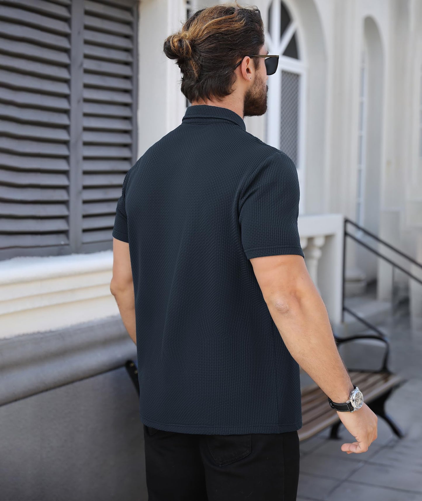 SwissWell Poloshirt Herren Kurzarm Golf Tennis Polo Shirts Männer Sommer Polohemd Atmungsaktiv T-Shirt für Herren