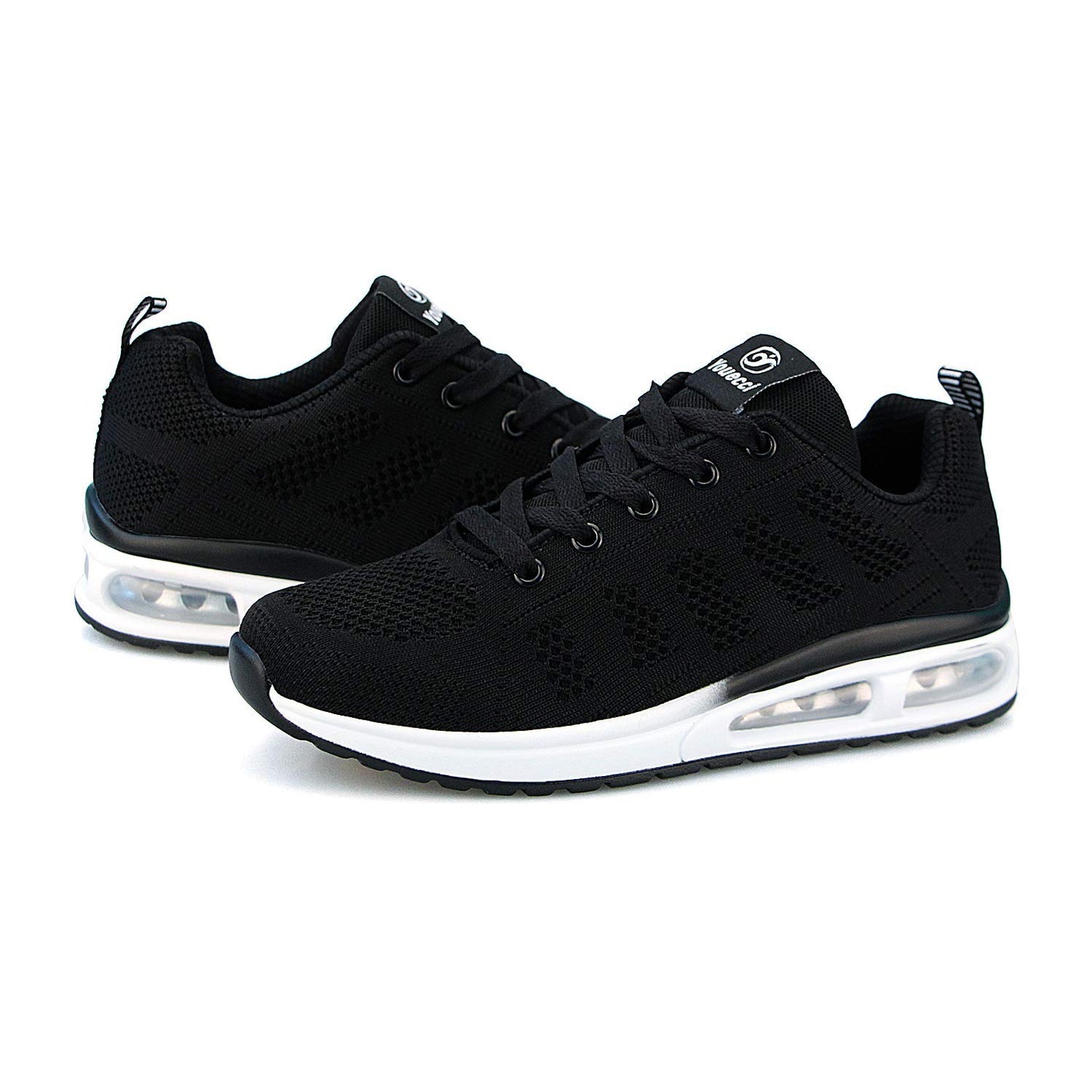ANBIWANGLUO Damen Turnschuhe Sportliche Laufschuhe Schnürschuhe Atmungsaktive Outdoor Cross Trainer zum Joggen