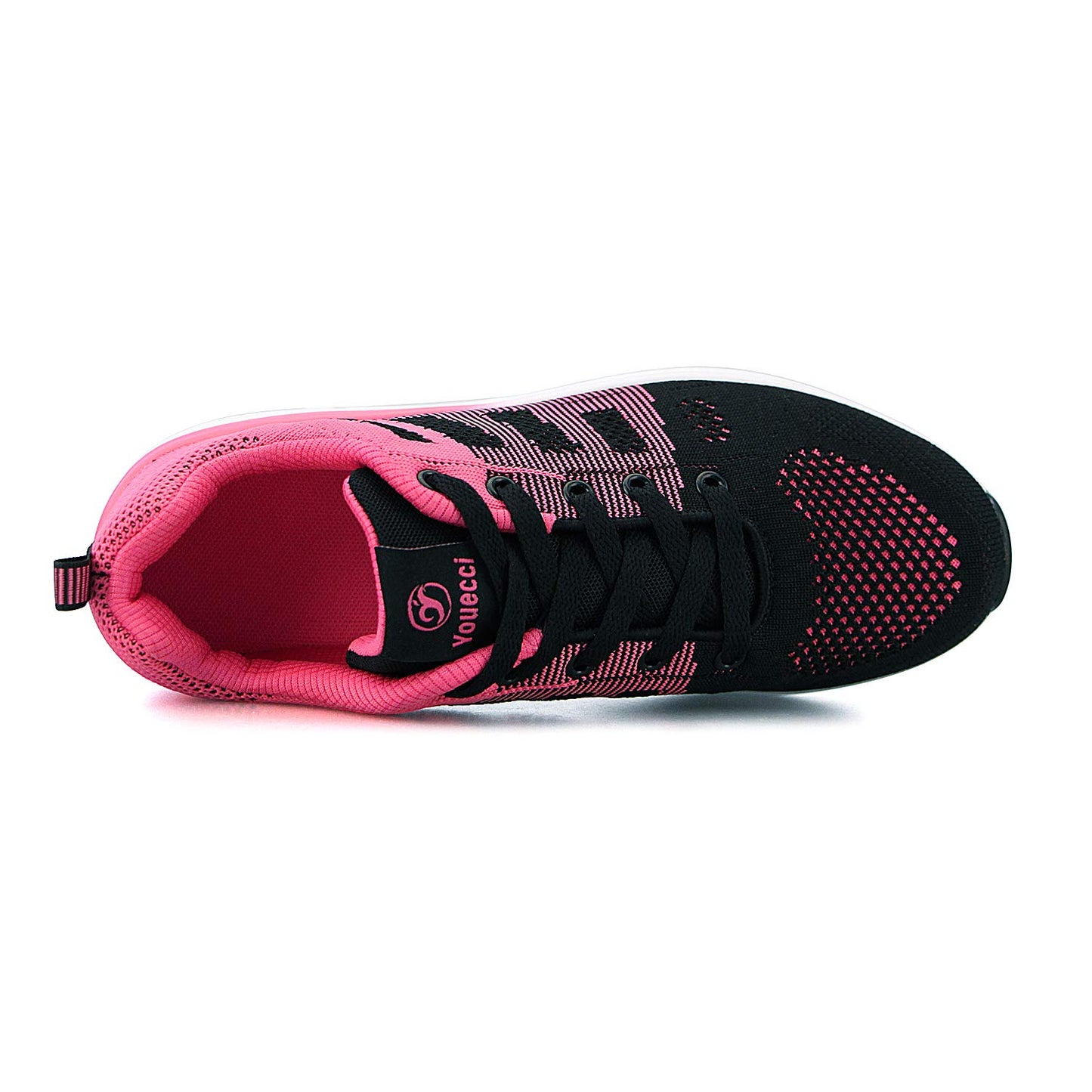 ANBIWANGLUO Damen Turnschuhe Sportliche Laufschuhe Schnürschuhe Atmungsaktive Outdoor Cross Trainer zum Joggen