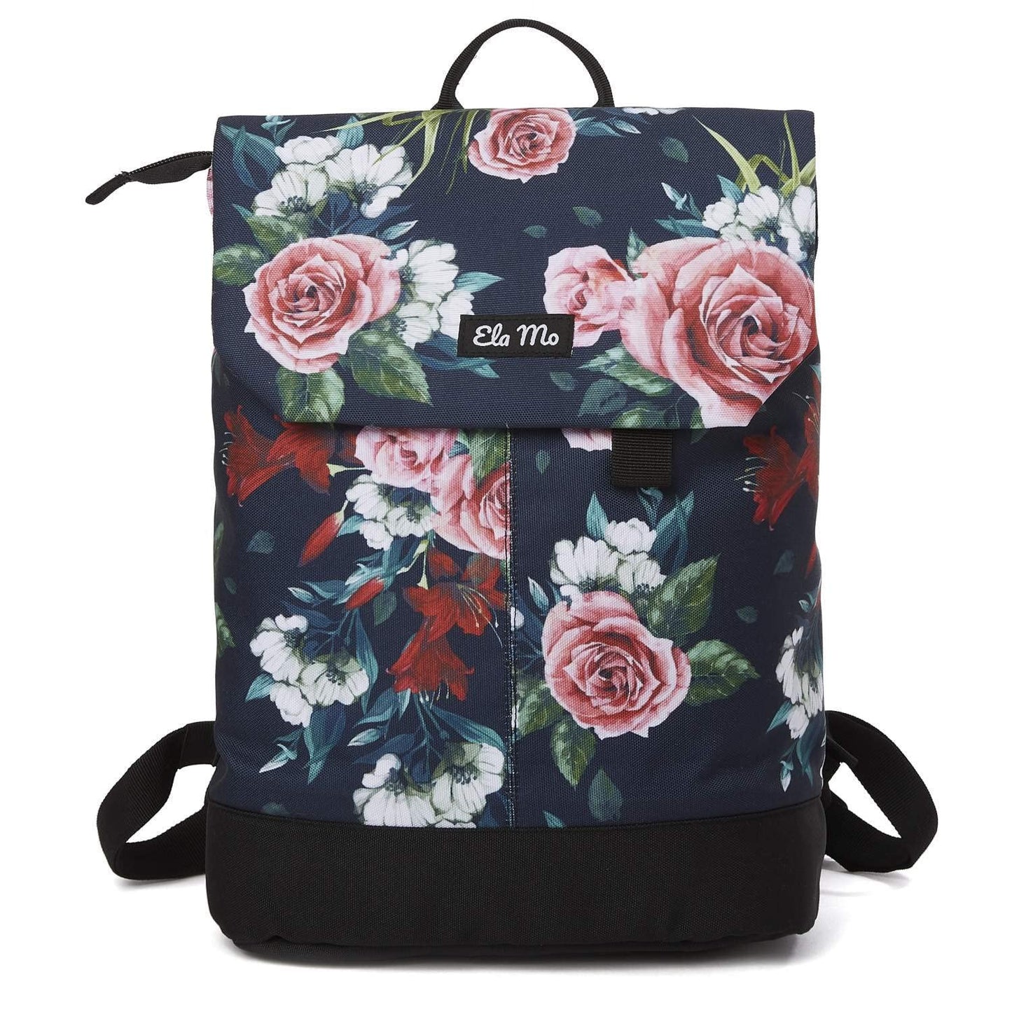 Ela Mo Rucksack Damen - Daypack schön u. durchdacht - Laptop Rucksäcke für Frauen - Anti Diebstahl Tasche für Schule, Uni, Business (Salmon)