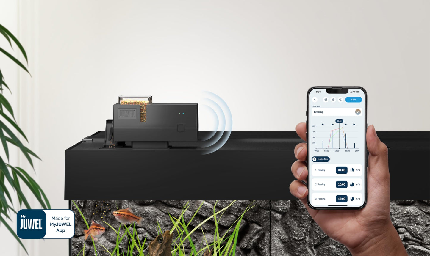 JUWEL Aquarium - SmartFeed AppControl - Smarter Futterautomat zur Steuerung per MyJUWEL App
