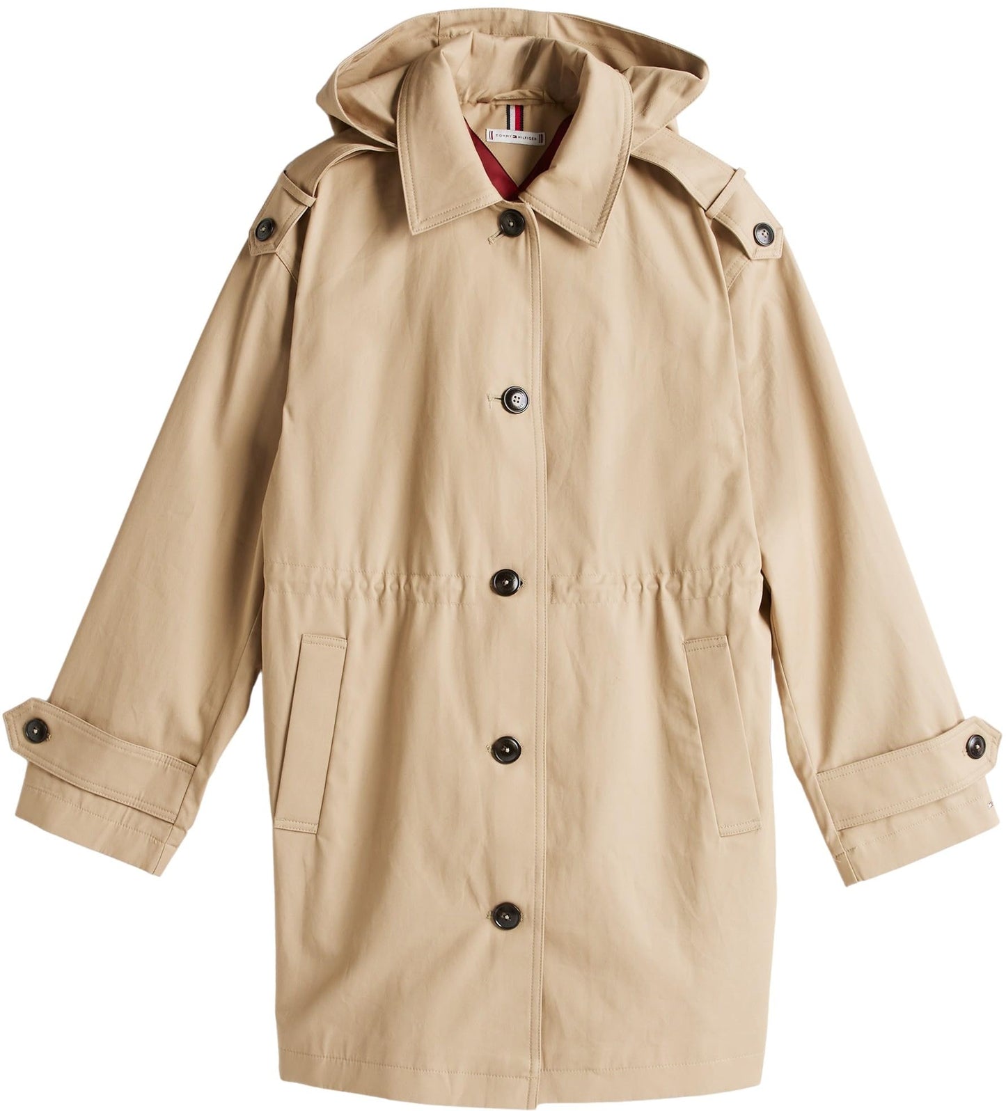 Tommy Hilfiger Damen Ess Cotton Hood Parka Ww0ww43742 ESS COTTON HOOD PARKA WW0WWW43742