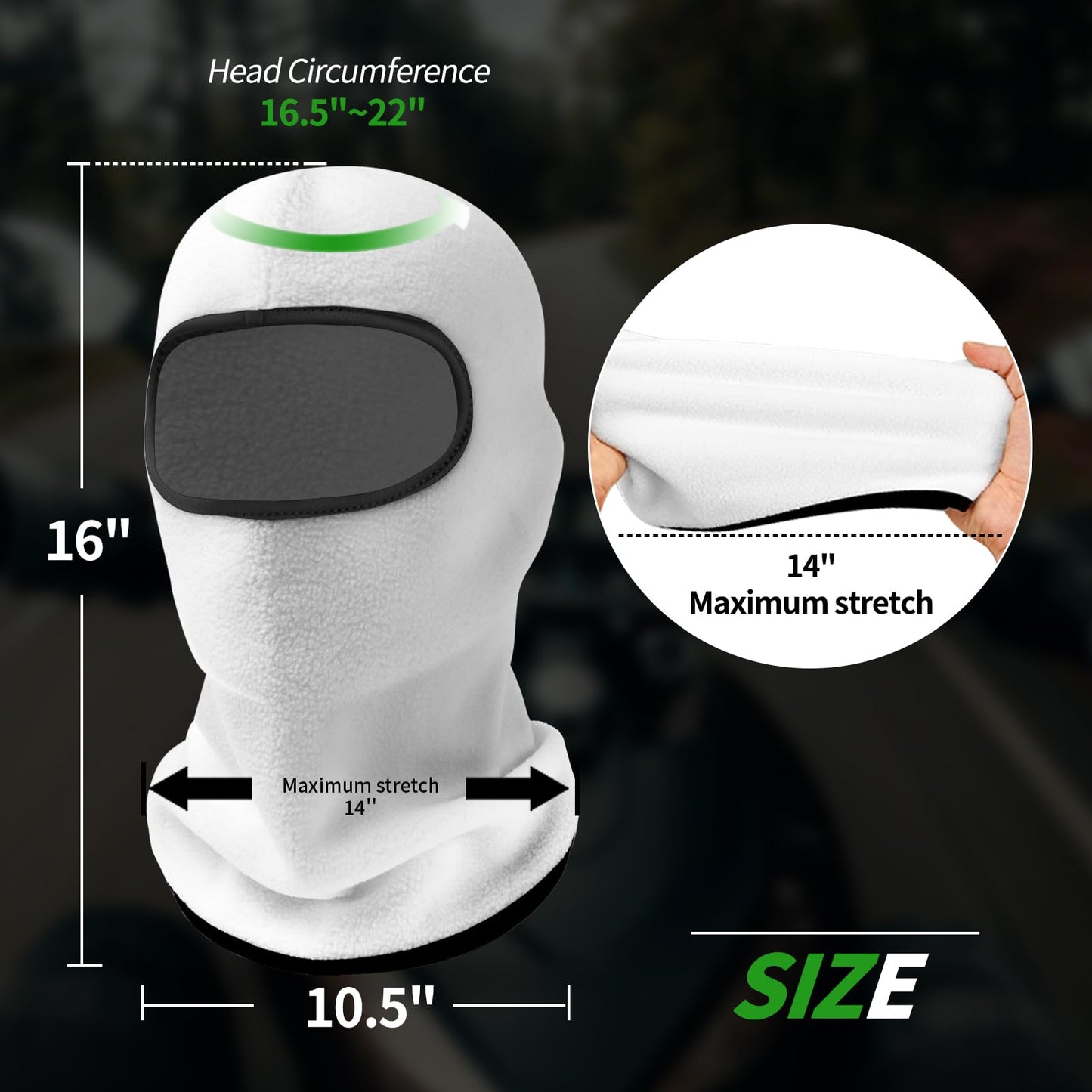 LONGKING Sturmhauben,Skimaske,Balaclava für Damen und Herren–UV-Schutz,Winddicht Warm,Motorradfahren,Snowboarden für Radfahren Outdoor Sports
