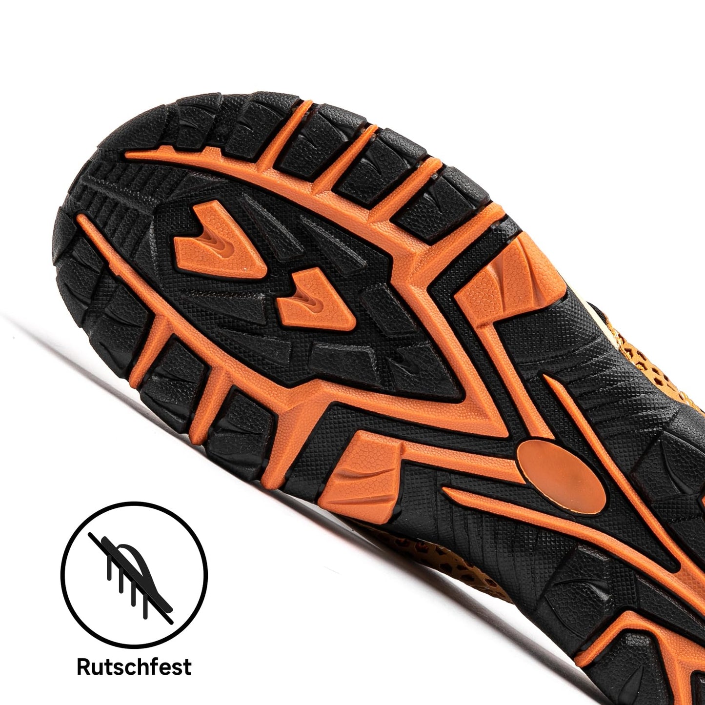 HOBIBEAR Herren Flip Flops Zehentrenner Arch Support Outdoor Sandalen Sommer Beach Surfen Sommerschuhe Rutschfest Hausschuhe Pantoletten
