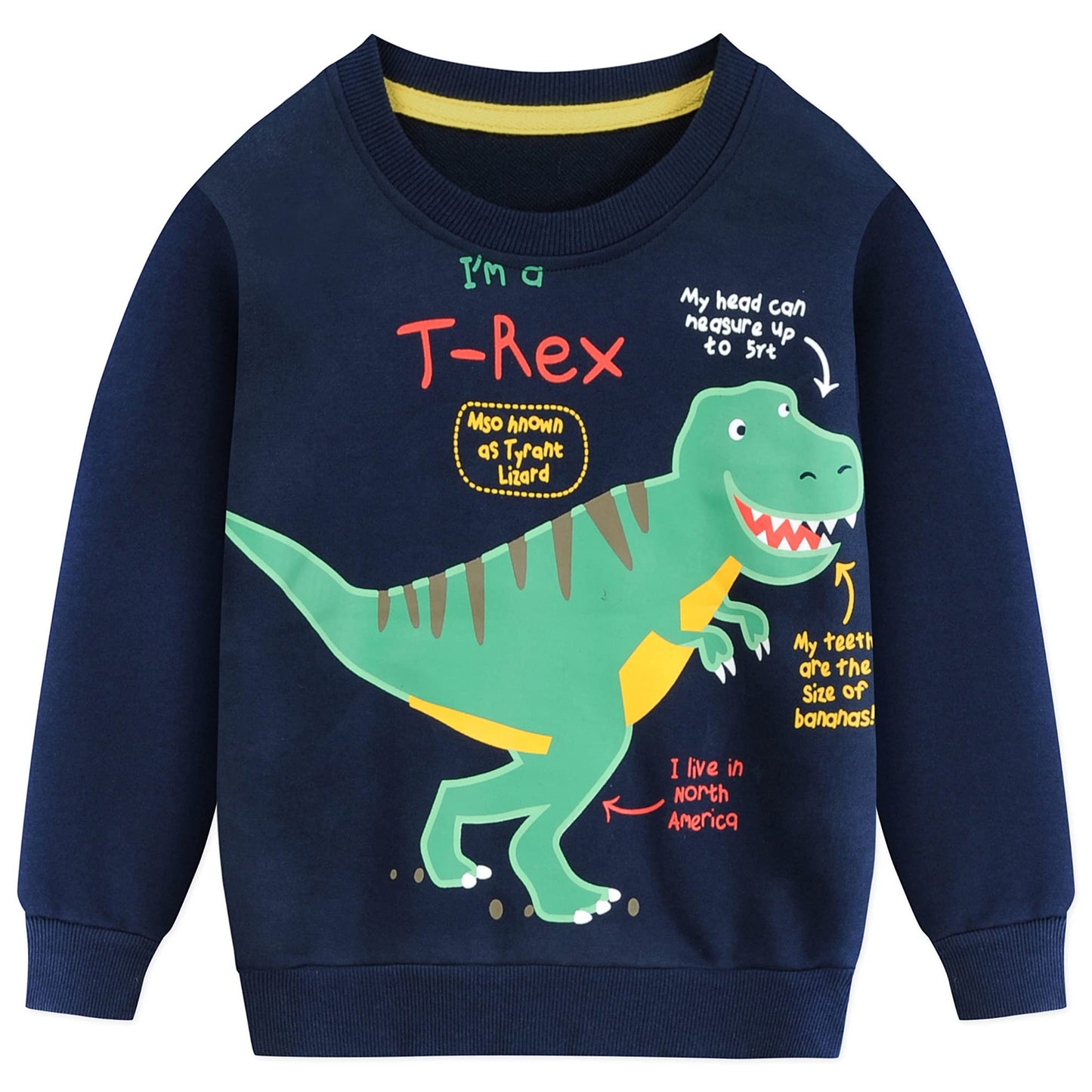 CM-Kid Sweatshirts Jungen Langarm Pullover Kinder Baumwolle Frühling Herbst Winter Warm Tops 1-7 Jahre Gr.92-122