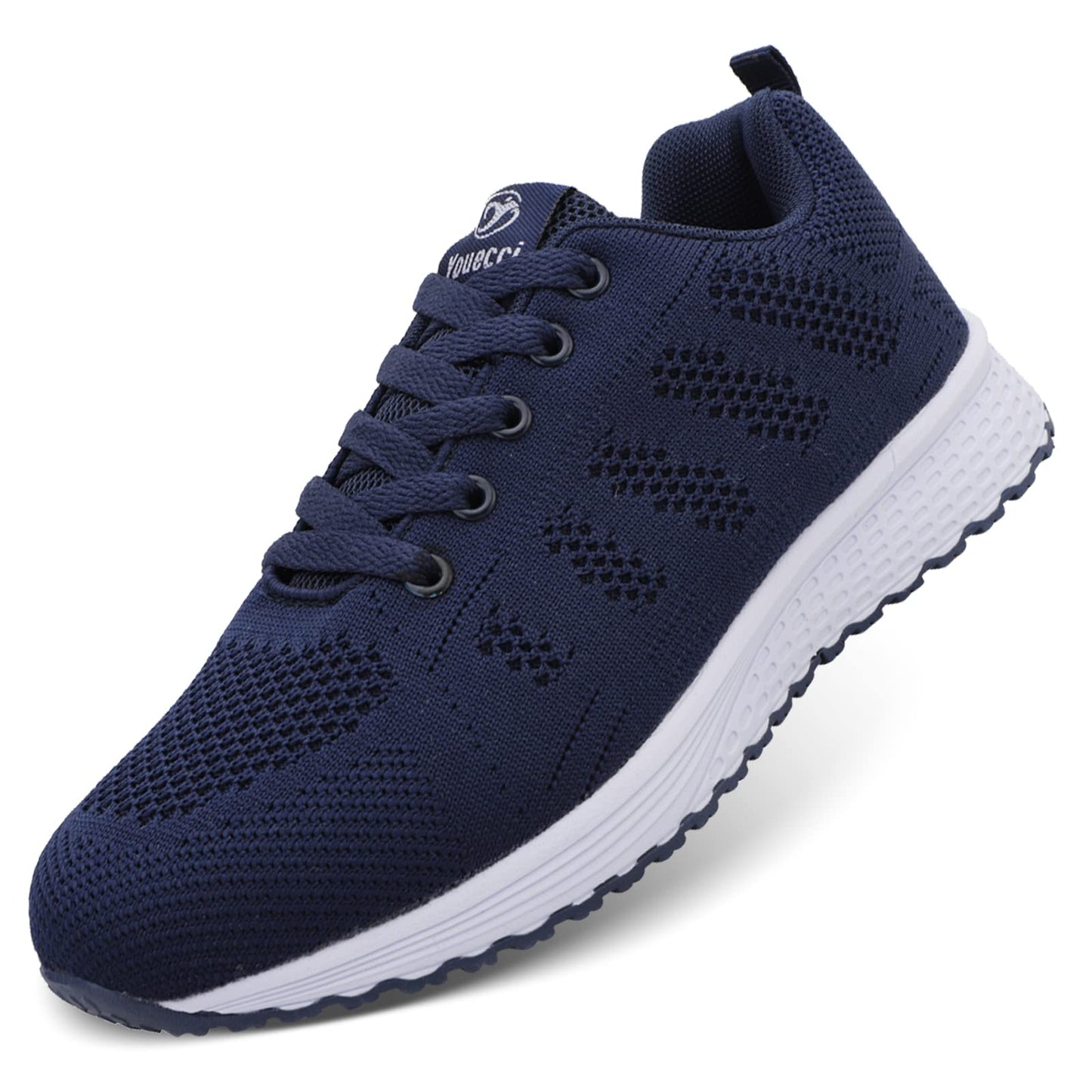 ANBIWANGLUO Damen Turnschuhe Sportliche Laufschuhe Schnürschuhe Atmungsaktive Outdoor Cross Trainer zum Joggen