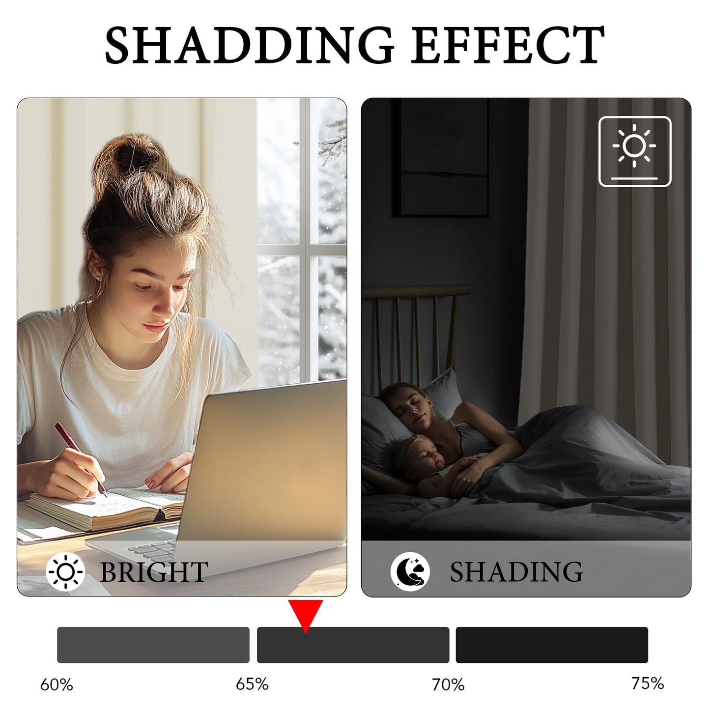 KGORGE Blackout Curtain Grey with Eyelets Door Curtain 200 cm Long - 1 Piece H 200 x W 140 cm Thermal Curtain Front Door Curtains Opaque Living Room Door Curtain Darkening Curtains Blackout