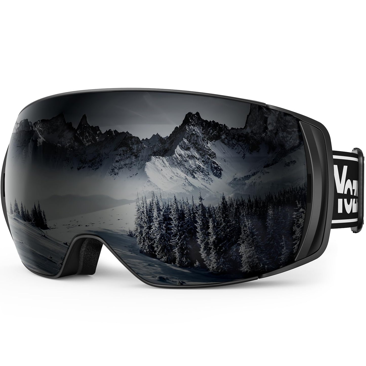 YOZISS OTG Ski Goggles for Men and Women, Magnetic Snowboard Goggles Anti-Fog & 100% UV Protection, OTG Ski Goggles Snow Goggles for Skiing & Winter Sports