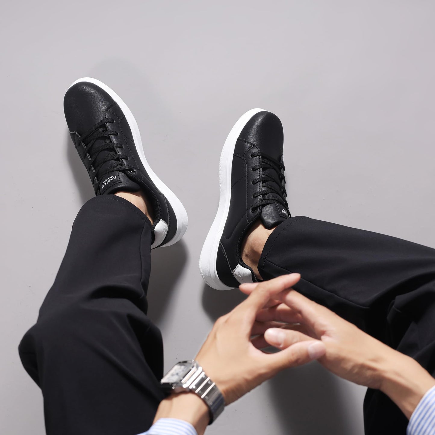 ANALEAF Herren Schuhe Sneakers Freizeitschuhe Leichte Trainers Walkingschuhe Größe 41-46 EU