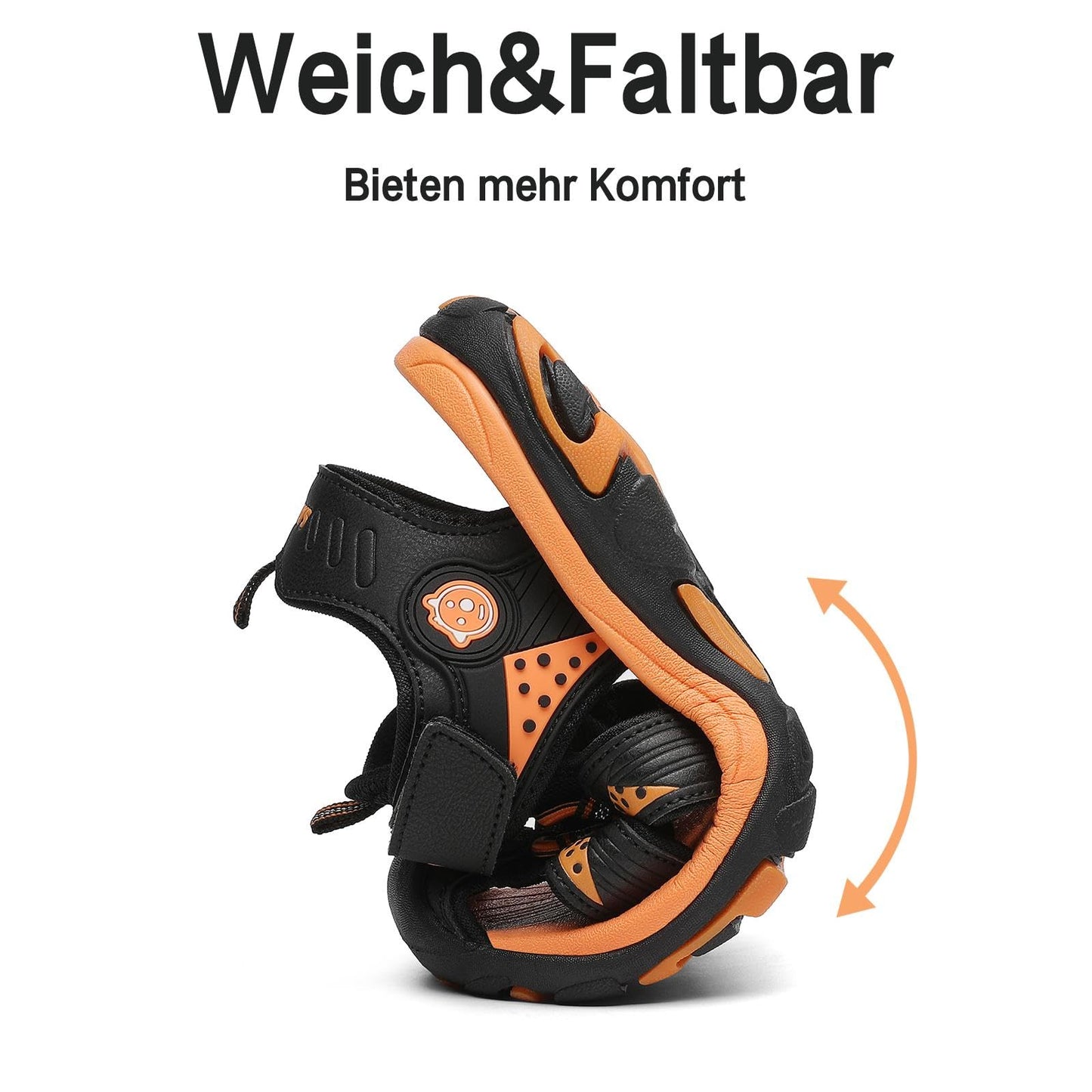 SAGUARO Kinder Sandalen für Jungen Mädchen Trekkingandalen Atmungsaktiv Rutschfest Wandersandalen