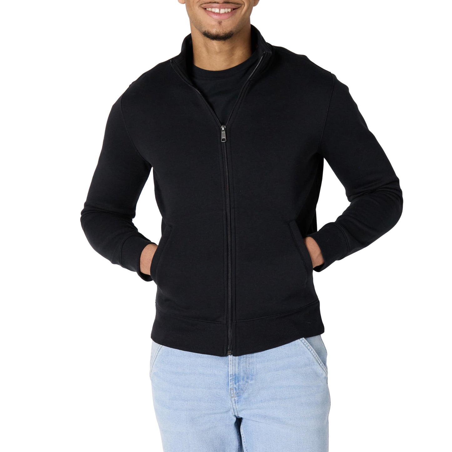 Amazon Essentials Mens Full Zip Fleece Jacket