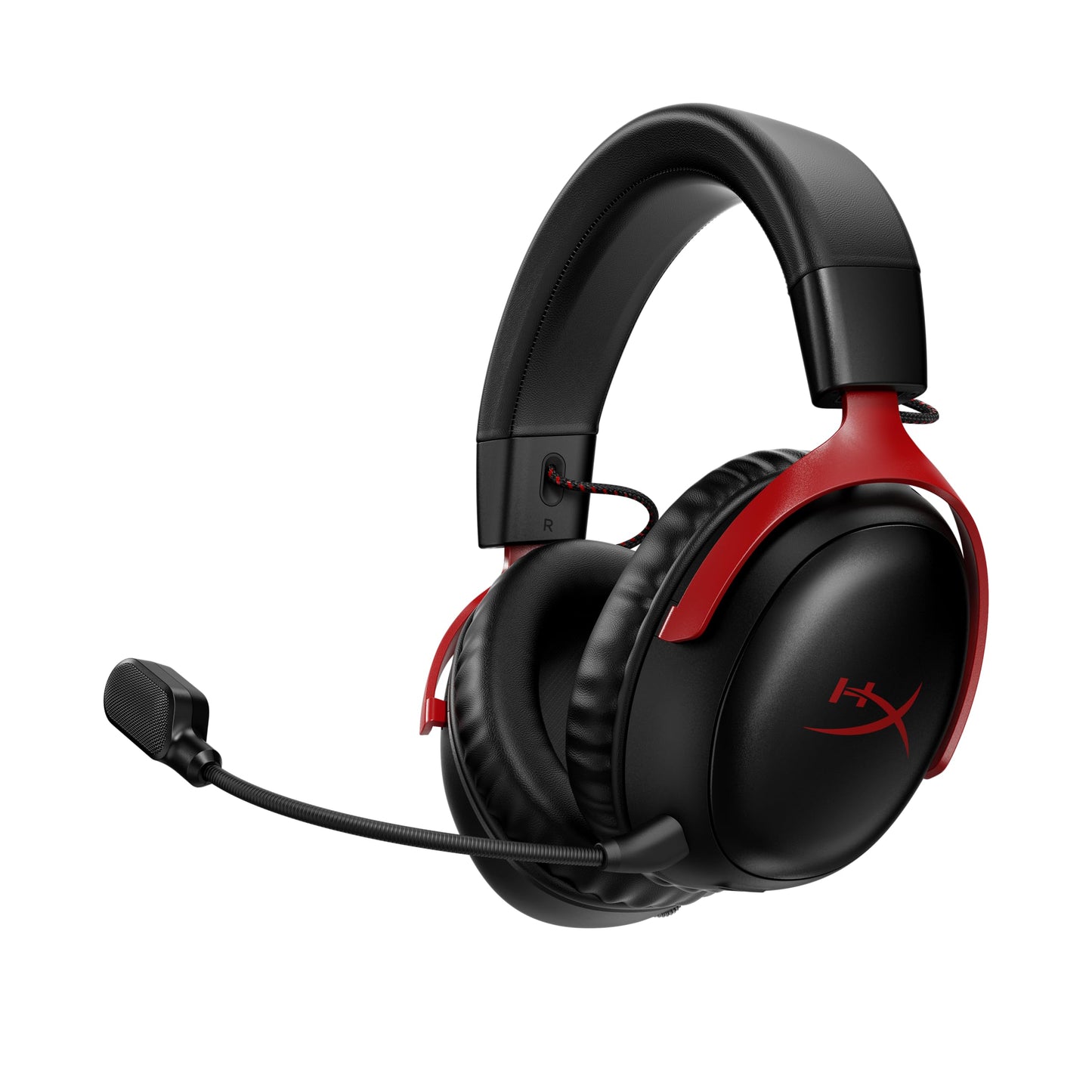 HyperX Cloud III – Kabelgebundenes Gaming-Headset, PC, PS5, Xbox Series X|S, abgewinkelte 53mm-Treiber, DTS, Memory-Schaum, Stabiler Rahmen, ultraklares 10mm-Mikrofon, USB-C, USB-A, 3,5mm, Schwarz