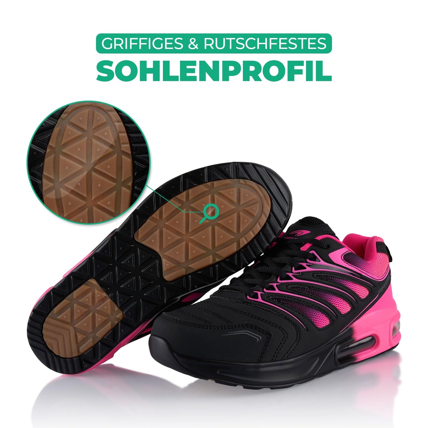 Fusskleidung® Damen Herren Sportschuhe Dämpfung Sneaker leichte Laufschuhe