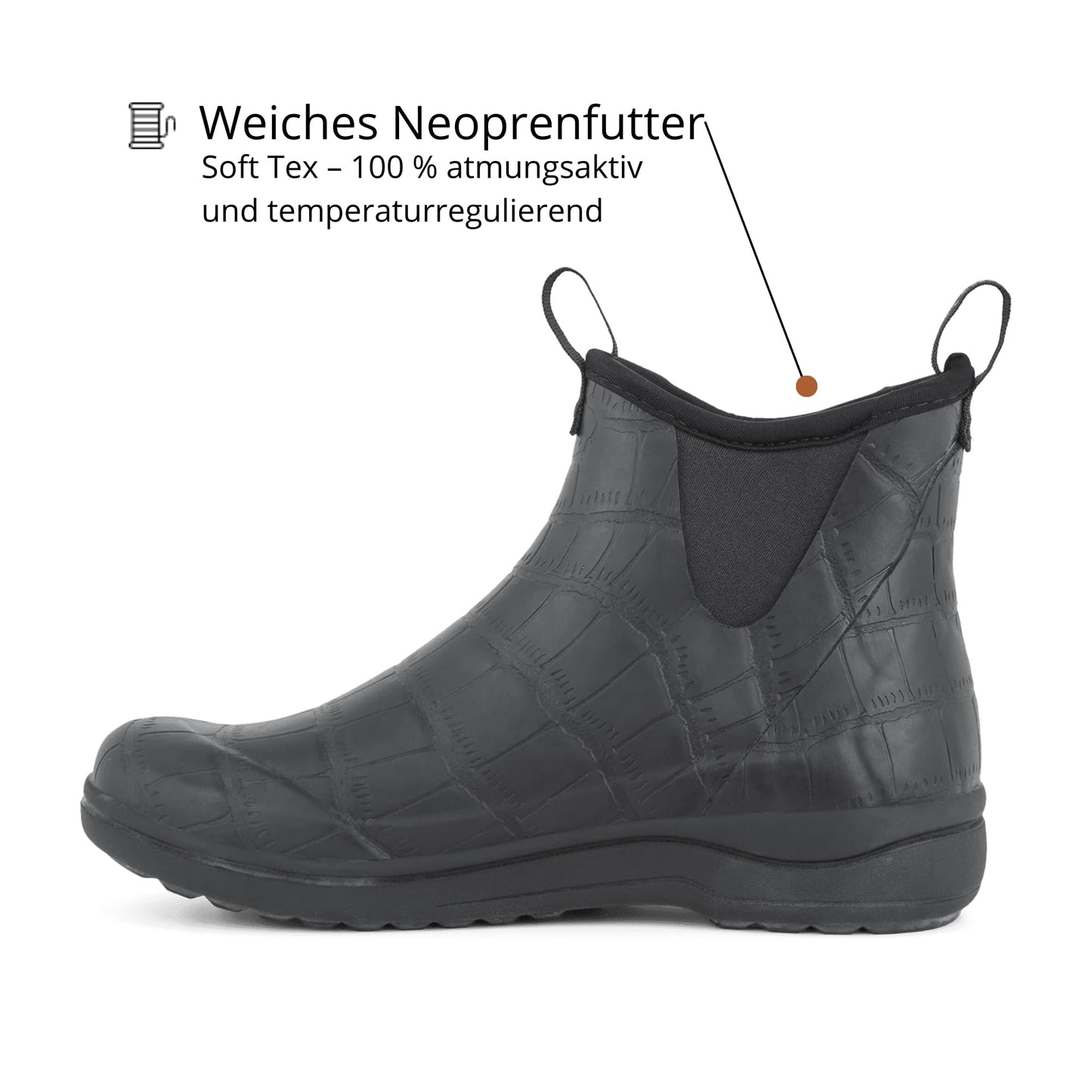 Green Comfort Gummistiefel Damen Halbhoch | Wasserdicht Gummistiefel Damen Kurz für Outdoor und Garten
