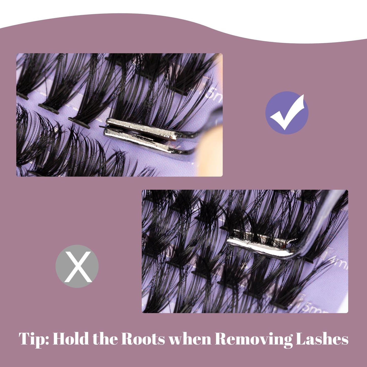 Wimpern Extensions 120 Büschel DIY Lash Extension Set Einzelne Wimpern mit Wimpernkleber und Pinzette für Anfänger Wimpernverlängerung zu Hause Individual Lashes 10-16mm C/D Curl - OP01