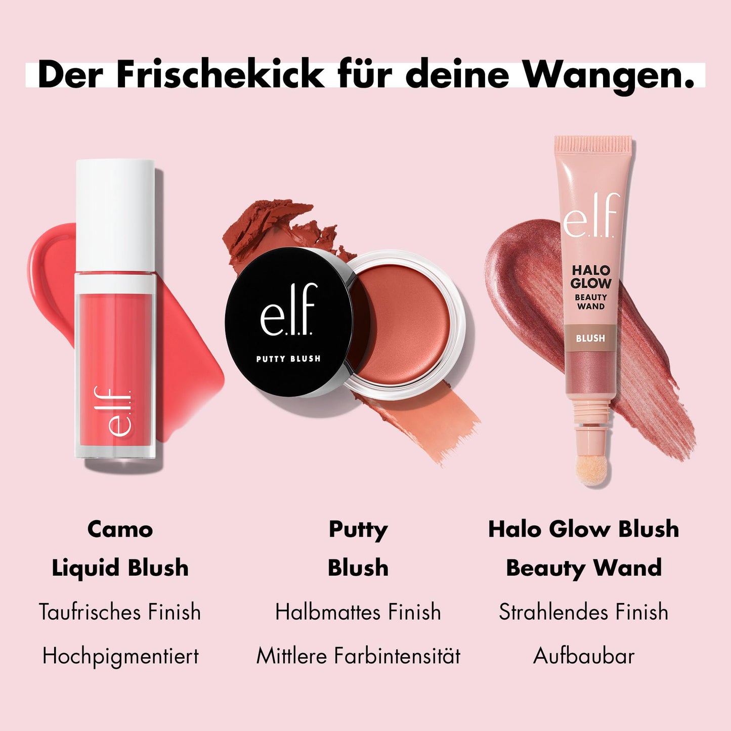 e.l.f. Camo Liquid Blush, Langanhaltendes Flüssiges Rouge Für Hochpigmentierte Farbe, Sorgt Für Ein Weiches, Taufrisches Finish, Vegan & Tierversuchsfrei, Dusty Rosé