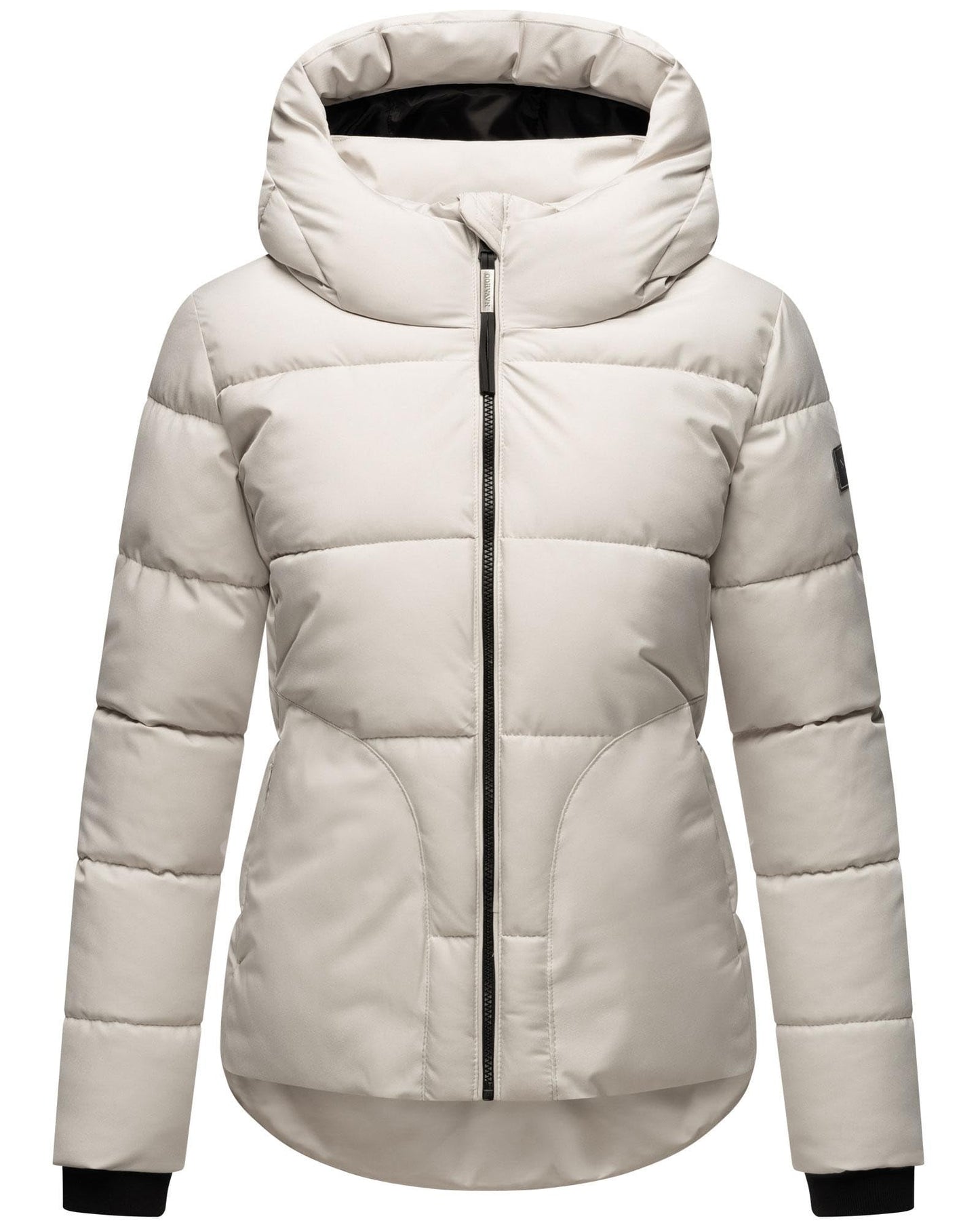 Navahoo Damen Winterjacke (XS-XXL) - Wasserabweisend, hochstehender und gefütterter Kragen, große Kapuze, Steppjacke, Warme Jacke Frauen - N004