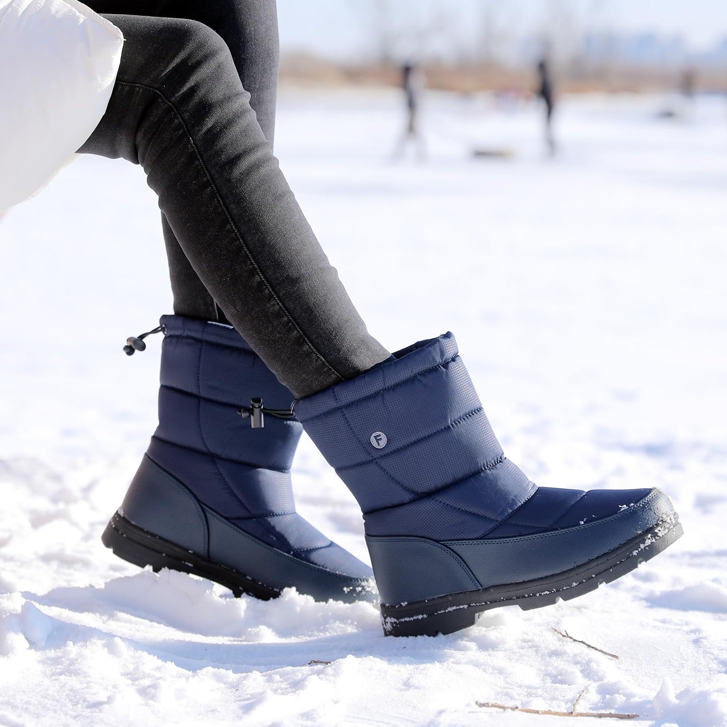 BARFULKER Winterschuhe Herren Damen Winterstiefel Outdoor Warm Gefüttert Schneestiefel,Gr.36-46 EU