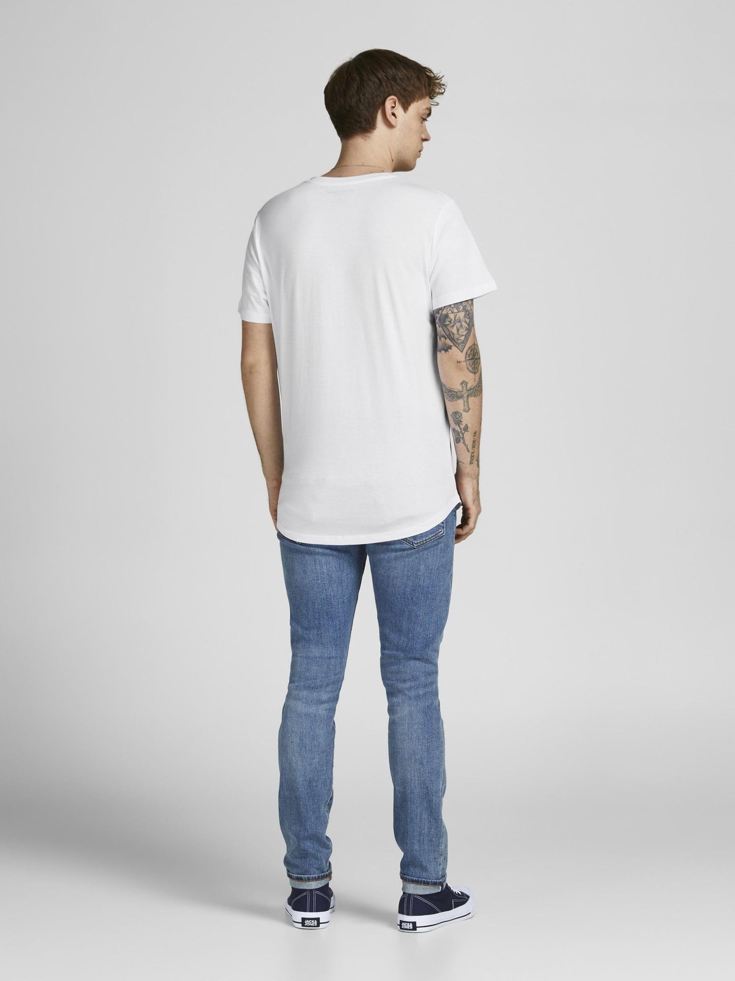 JACK & JONES Herren Rundhals T-Shirt JPRBLABRODY - Regular Fit 5er Pack XS S M L XL XXL 100% Baumwolle