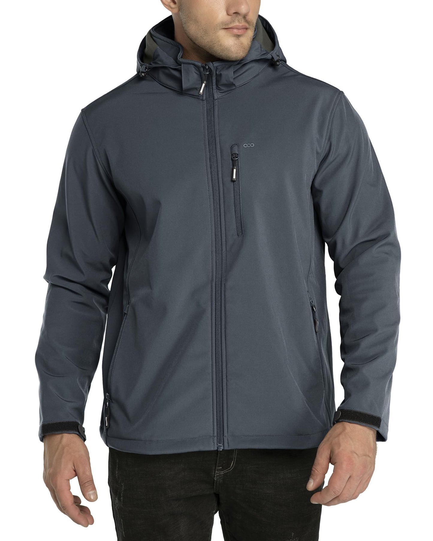 33,000ft Softshelljacke für Herren Wasserdicht Winterjacke Winddicht Warme Fleece Gefüttert Windbreaker Funktionsjacke Outdoorjacke für Wandern Fahrrad Camping