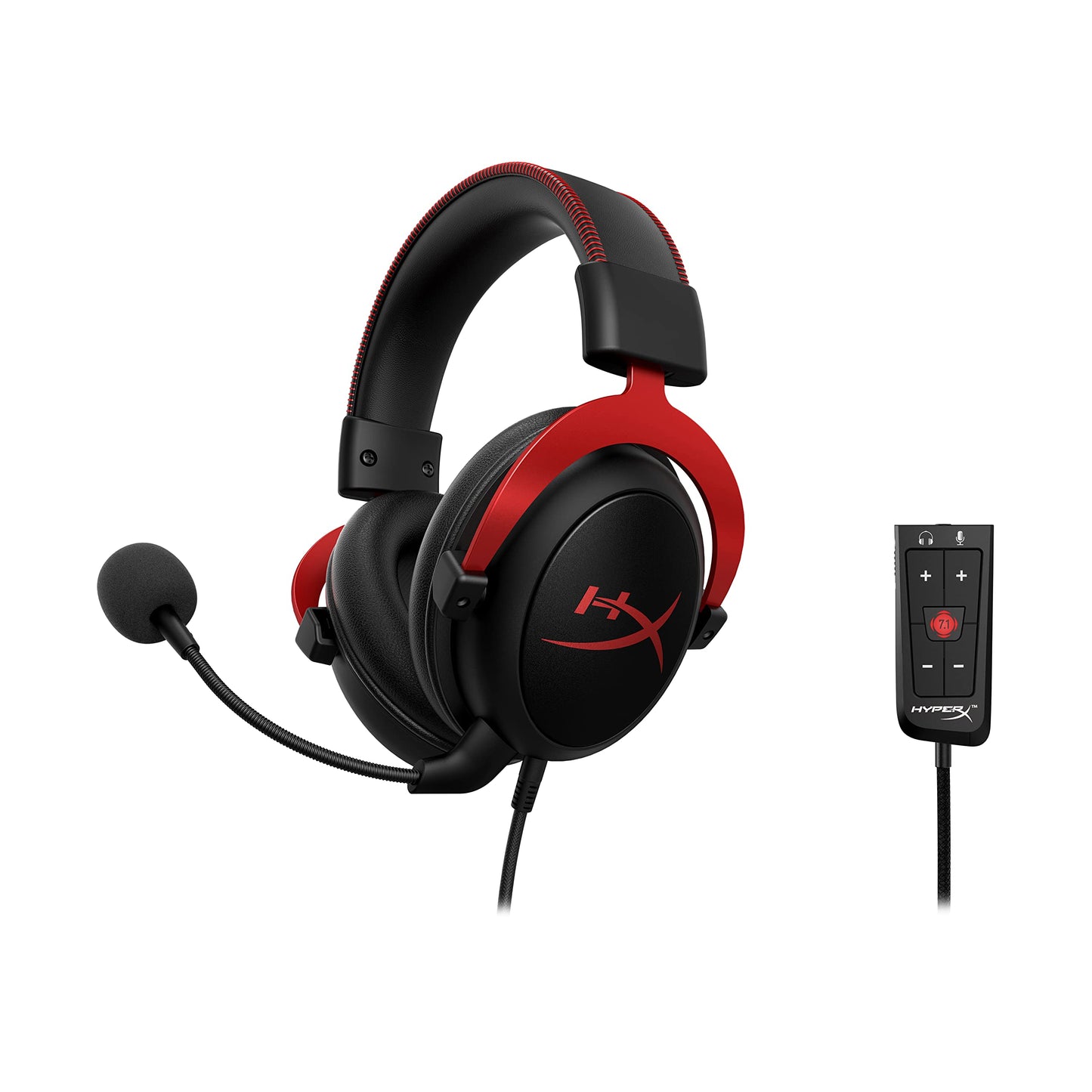 HyperX Cloud III – Kabelgebundenes Gaming-Headset, PC, PS5, Xbox Series X|S, abgewinkelte 53mm-Treiber, DTS, Memory-Schaum, Stabiler Rahmen, ultraklares 10mm-Mikrofon, USB-C, USB-A, 3,5mm, Schwarz