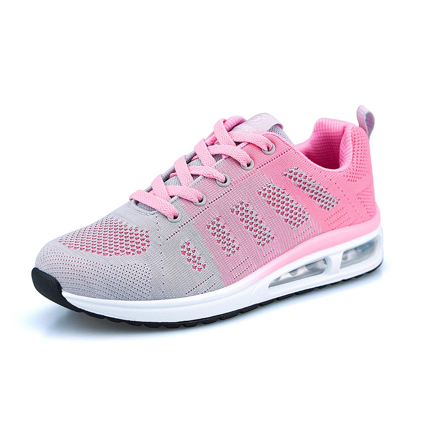 ANBIWANGLUO Damen Turnschuhe Sportliche Laufschuhe Schnürschuhe Atmungsaktive Outdoor Cross Trainer zum Joggen