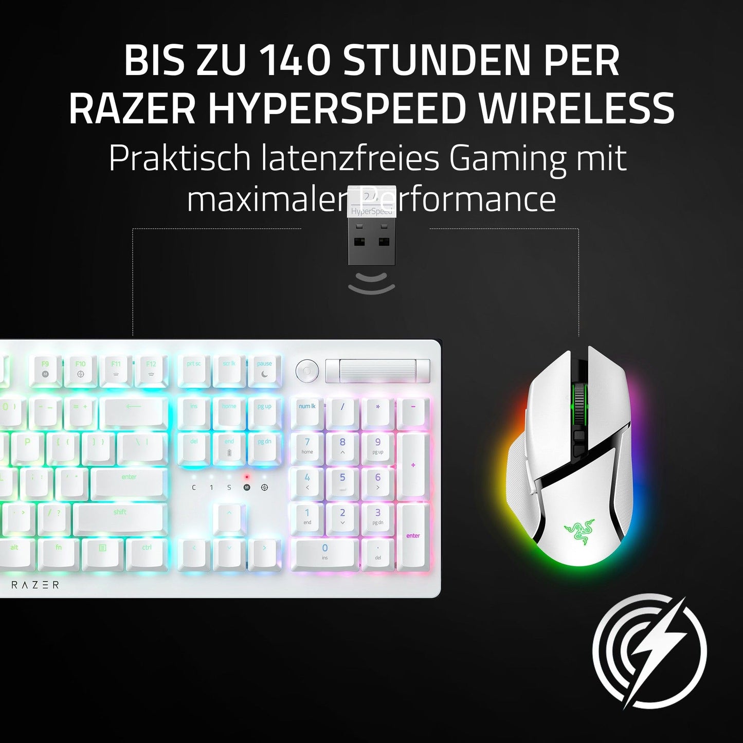 Razer Basilisk V3 - Kabelgebundene, anpassbare Gaming Maus mit Chroma RGB für PC/Mac (10+1 programmierbare Tasten, neigbares HyperScroll Mausrad, ergonomisches Design) Schwarz