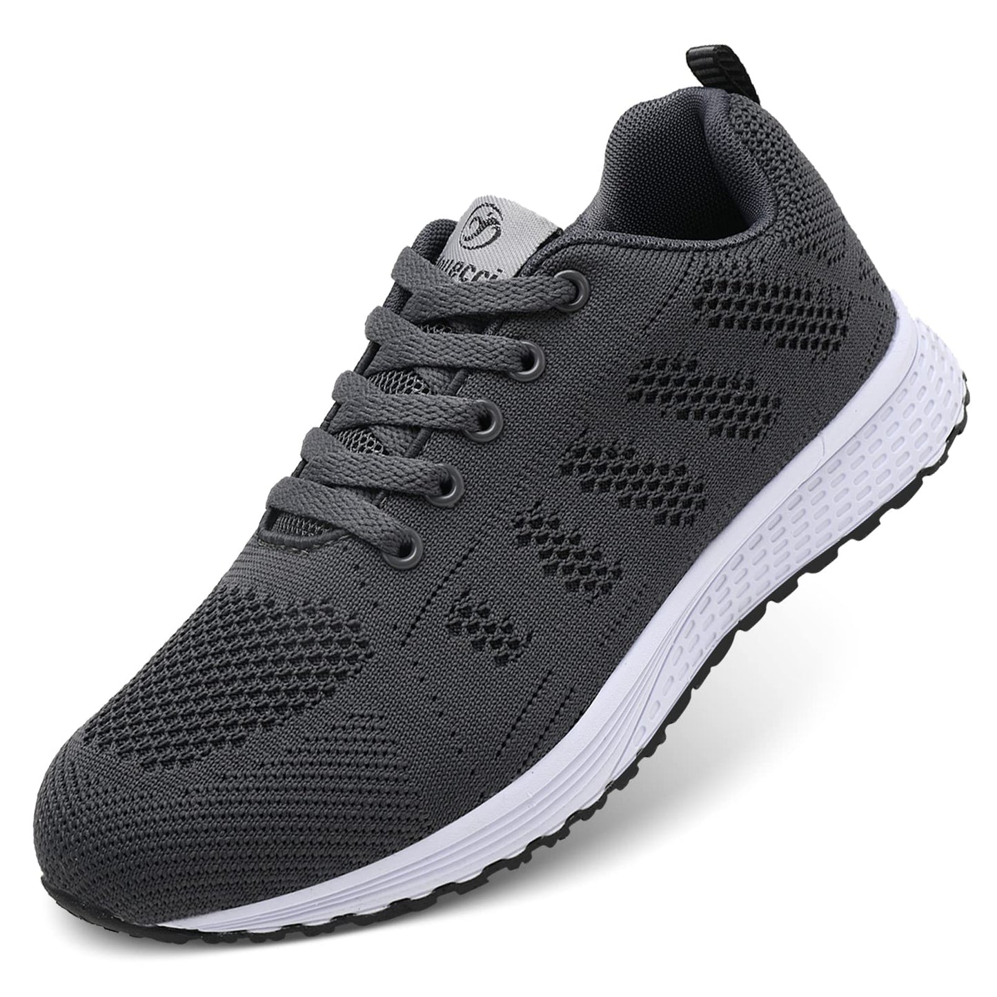ANBIWANGLUO Damen Turnschuhe Sportliche Laufschuhe Schnürschuhe Atmungsaktive Outdoor Cross Trainer zum Joggen