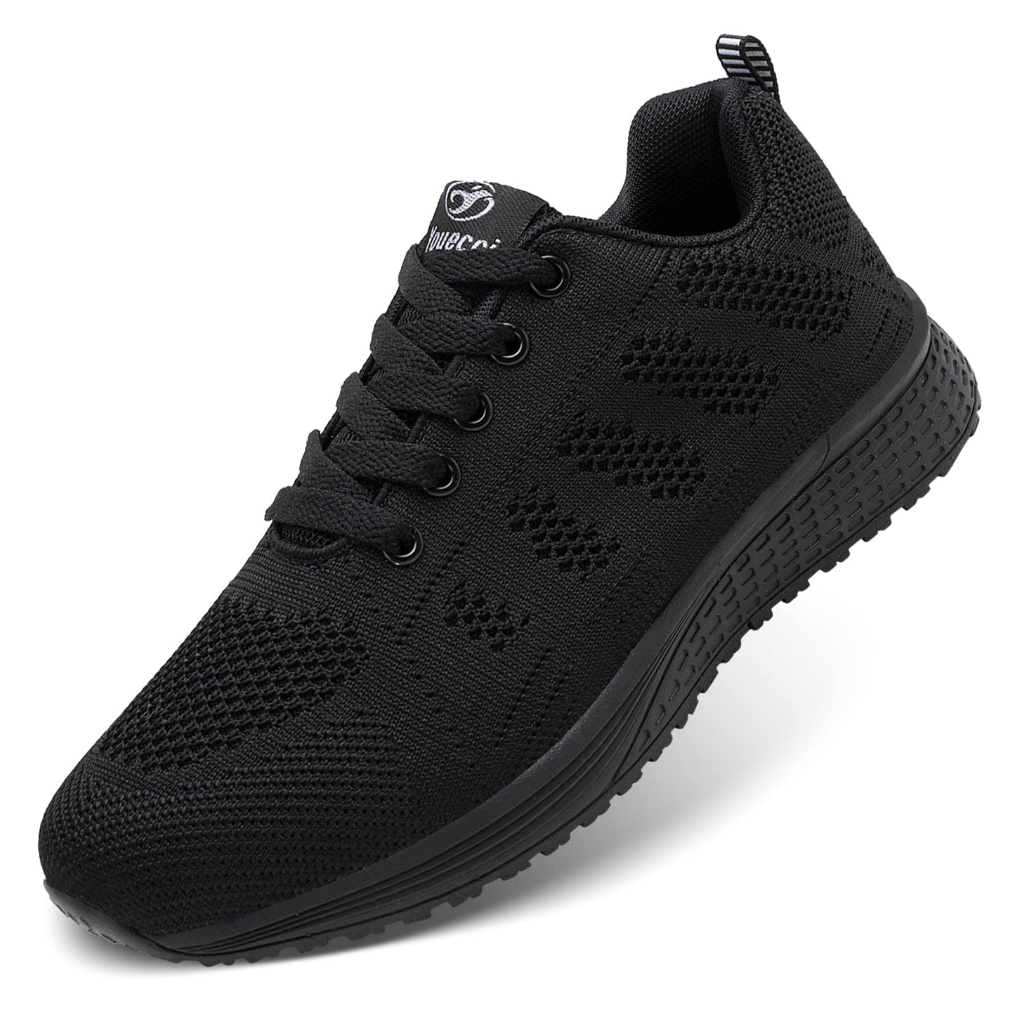 ANBIWANGLUO Damen Turnschuhe Sportliche Laufschuhe Schnürschuhe Atmungsaktive Outdoor Cross Trainer zum Joggen