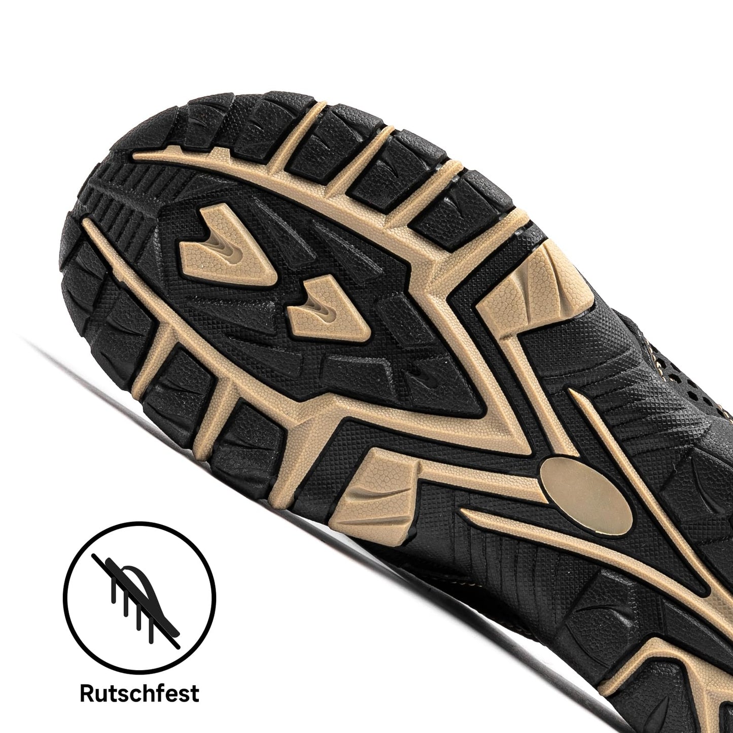 HOBIBEAR Herren Flip Flops Zehentrenner Arch Support Outdoor Sandalen Sommer Beach Surfen Sommerschuhe Rutschfest Hausschuhe Pantoletten