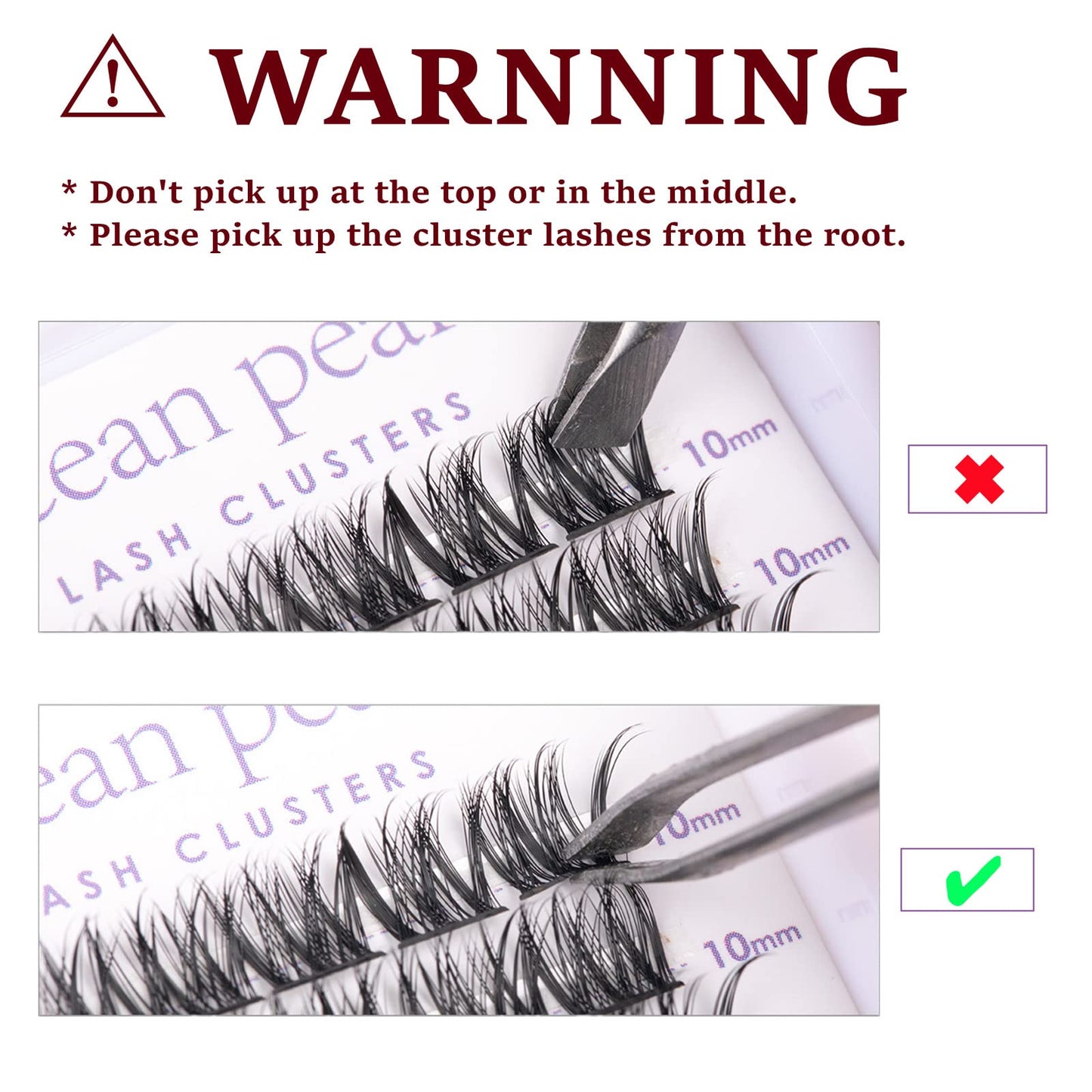 Wimpern Extensions 120 Büschel DIY Lash Extension Set Einzelne Wimpern mit Wimpernkleber und Pinzette für Anfänger Wimpernverlängerung zu Hause Individual Lashes 10-16mm C/D Curl - OP01