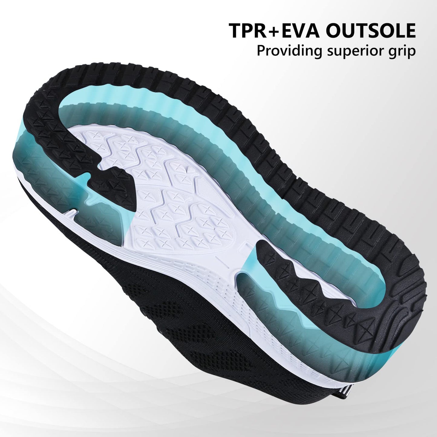 ANBIWANGLUO Damen Turnschuhe Sportliche Laufschuhe Schnürschuhe Atmungsaktive Outdoor Cross Trainer zum Joggen