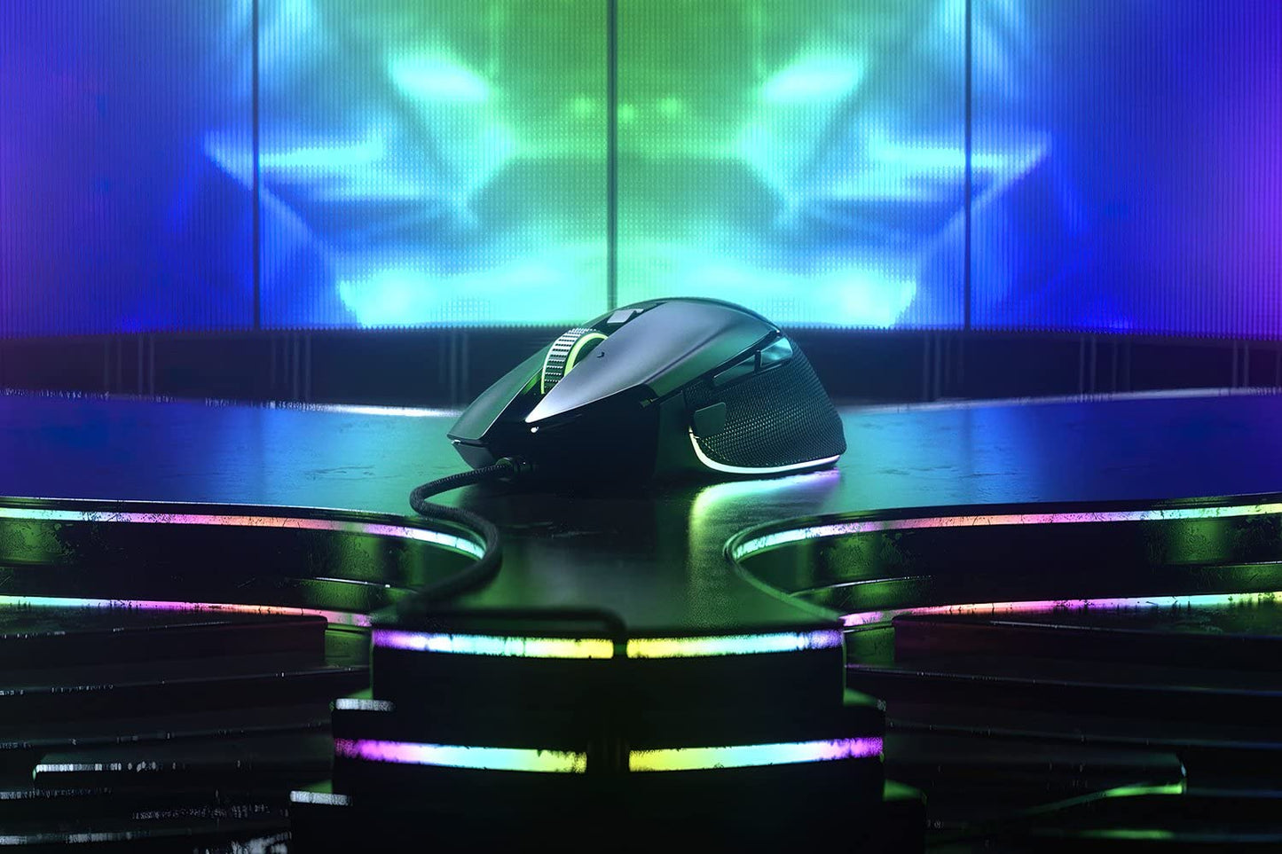 Razer Basilisk V3 - Kabelgebundene, anpassbare Gaming Maus mit Chroma RGB für PC/Mac (10+1 programmierbare Tasten, neigbares HyperScroll Mausrad, ergonomisches Design) Schwarz