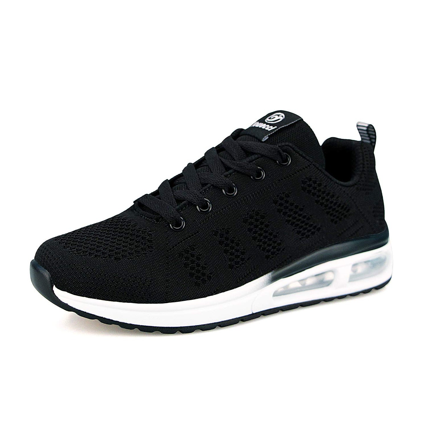 ANBIWANGLUO Damen Turnschuhe Sportliche Laufschuhe Schnürschuhe Atmungsaktive Outdoor Cross Trainer zum Joggen