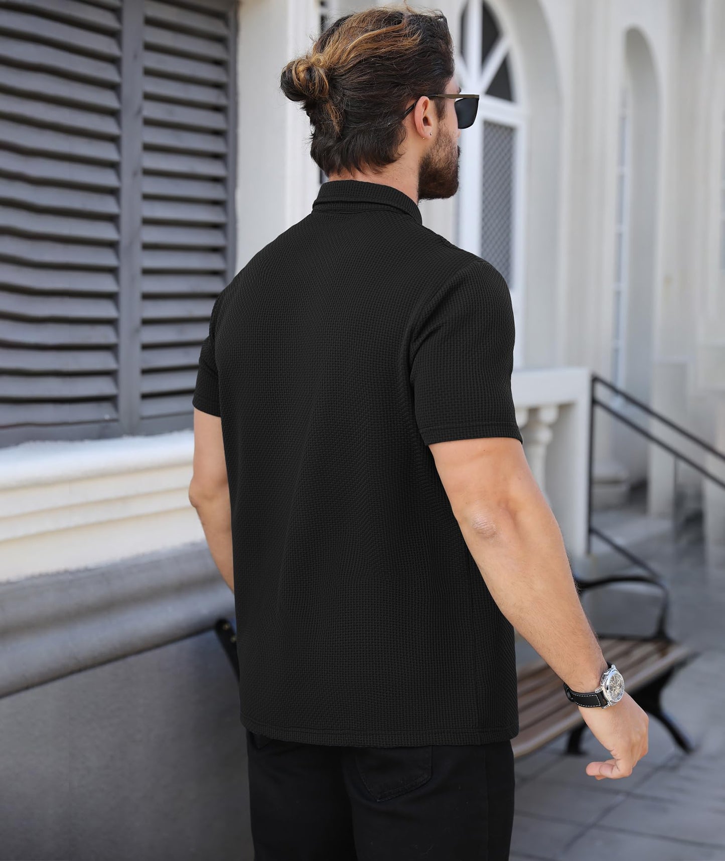 SwissWell Poloshirt Herren Kurzarm Golf Tennis Polo Shirts Männer Sommer Polohemd Atmungsaktiv T-Shirt für Herren