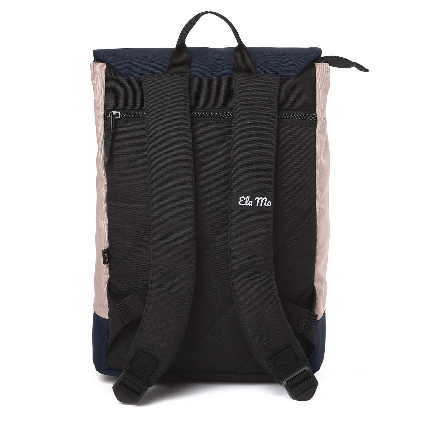 Ela Mo Rucksack Damen - Daypack schön u. durchdacht - Laptop Rucksäcke für Frauen - Anti Diebstahl Tasche für Schule, Uni, Business (Salmon)