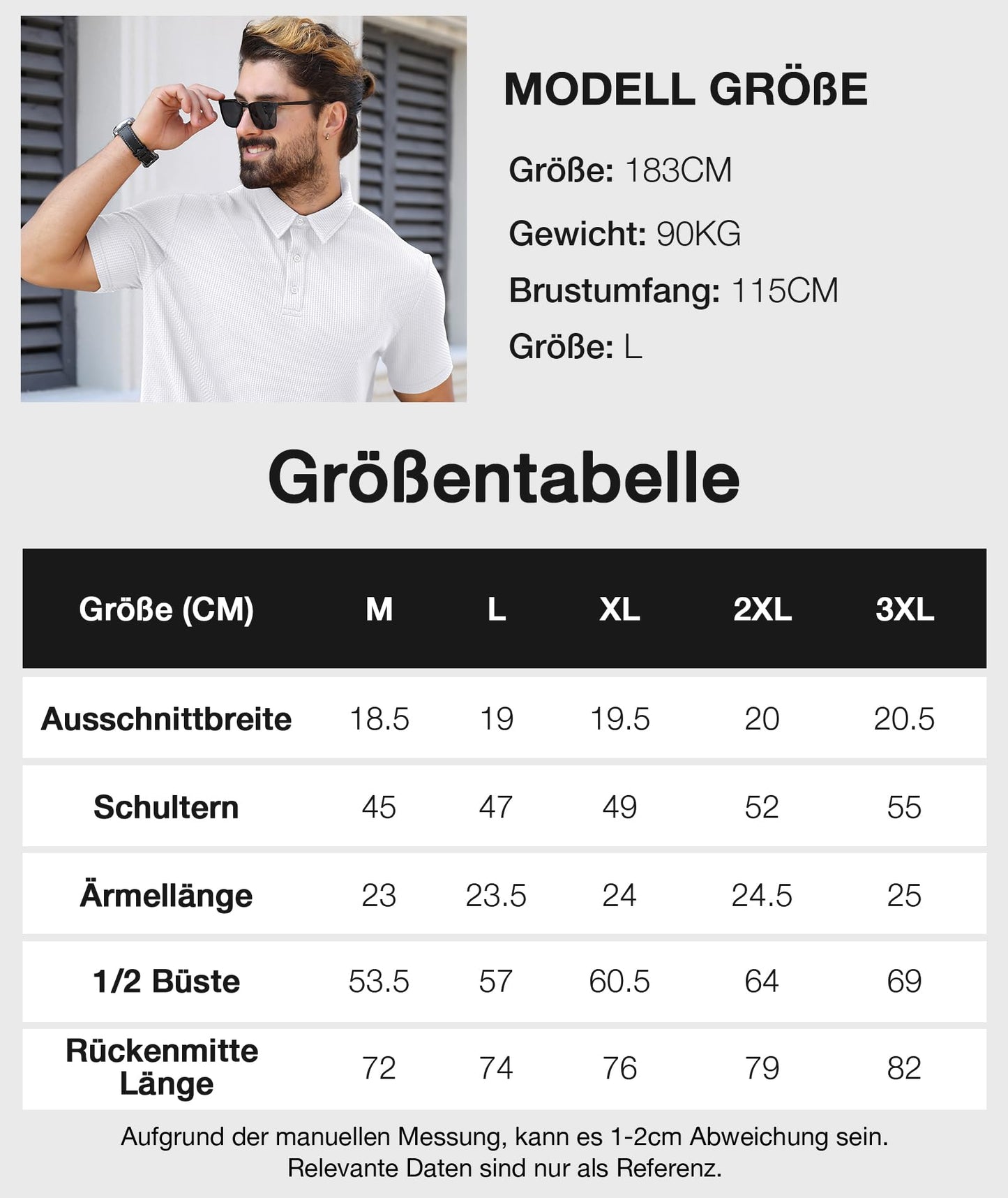 SwissWell Poloshirt Herren Kurzarm Golf Tennis Polo Shirts Männer Sommer Polohemd Atmungsaktiv T-Shirt für Herren