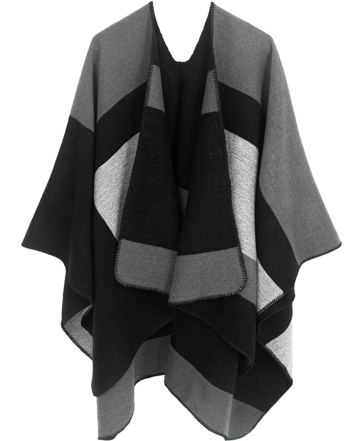 DiaryLook Damen Poncho Schal Winter Cardigan Übergroße Cape Elegant Poncho Für Frauen Umhang Damen Warm Geschenk Für Mutter