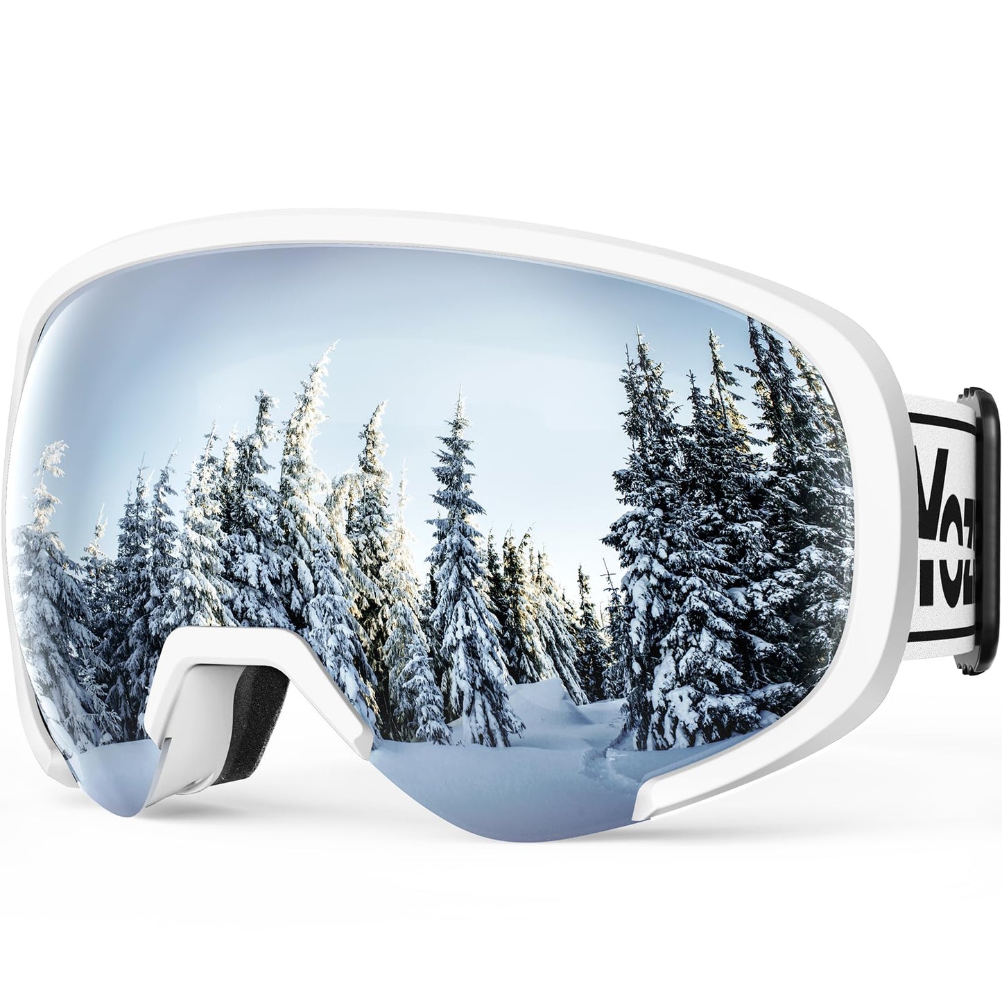 YOZISS OTG Ski Goggles for Men and Women, Magnetic Snowboard Goggles Anti-Fog & 100% UV Protection, OTG Ski Goggles Snow Goggles for Skiing & Winter Sports