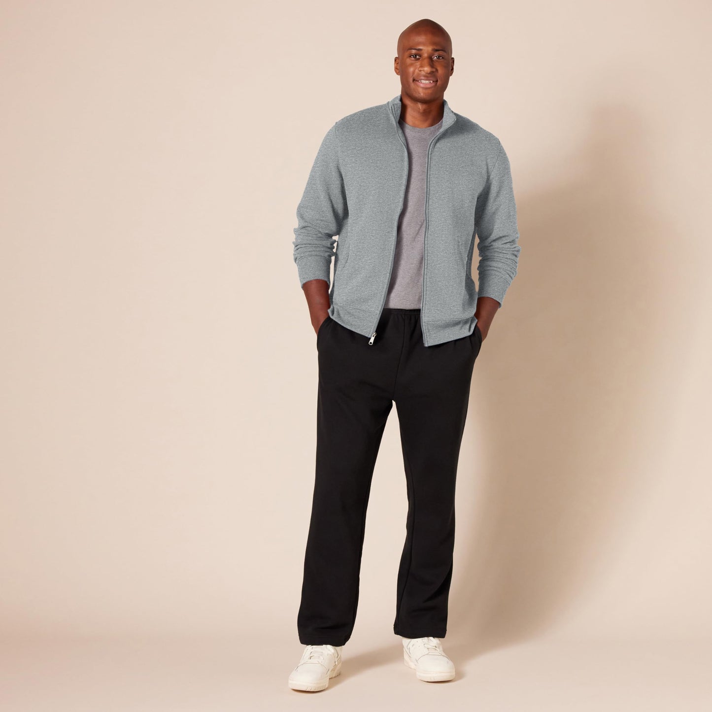 Amazon Essentials Mens Full Zip Fleece Jacket