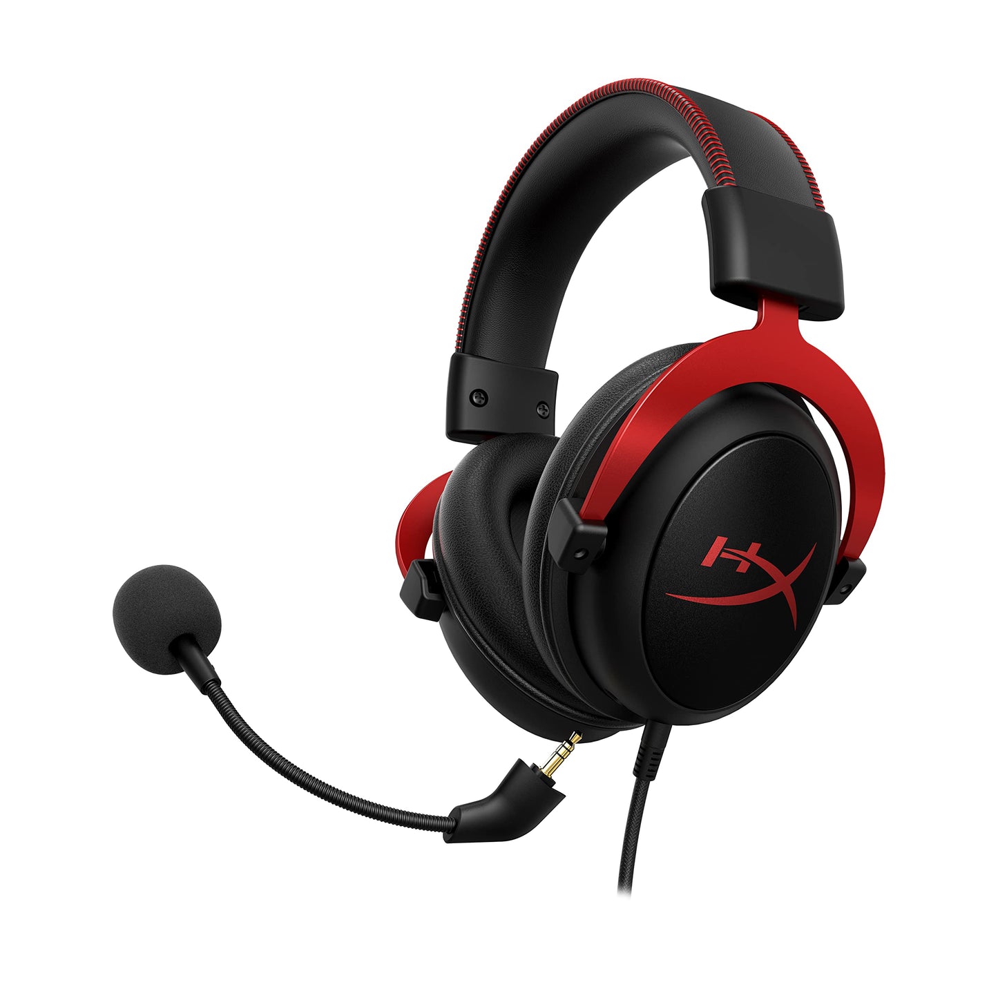 HyperX Cloud III – Kabelgebundenes Gaming-Headset, PC, PS5, Xbox Series X|S, abgewinkelte 53mm-Treiber, DTS, Memory-Schaum, Stabiler Rahmen, ultraklares 10mm-Mikrofon, USB-C, USB-A, 3,5mm, Schwarz