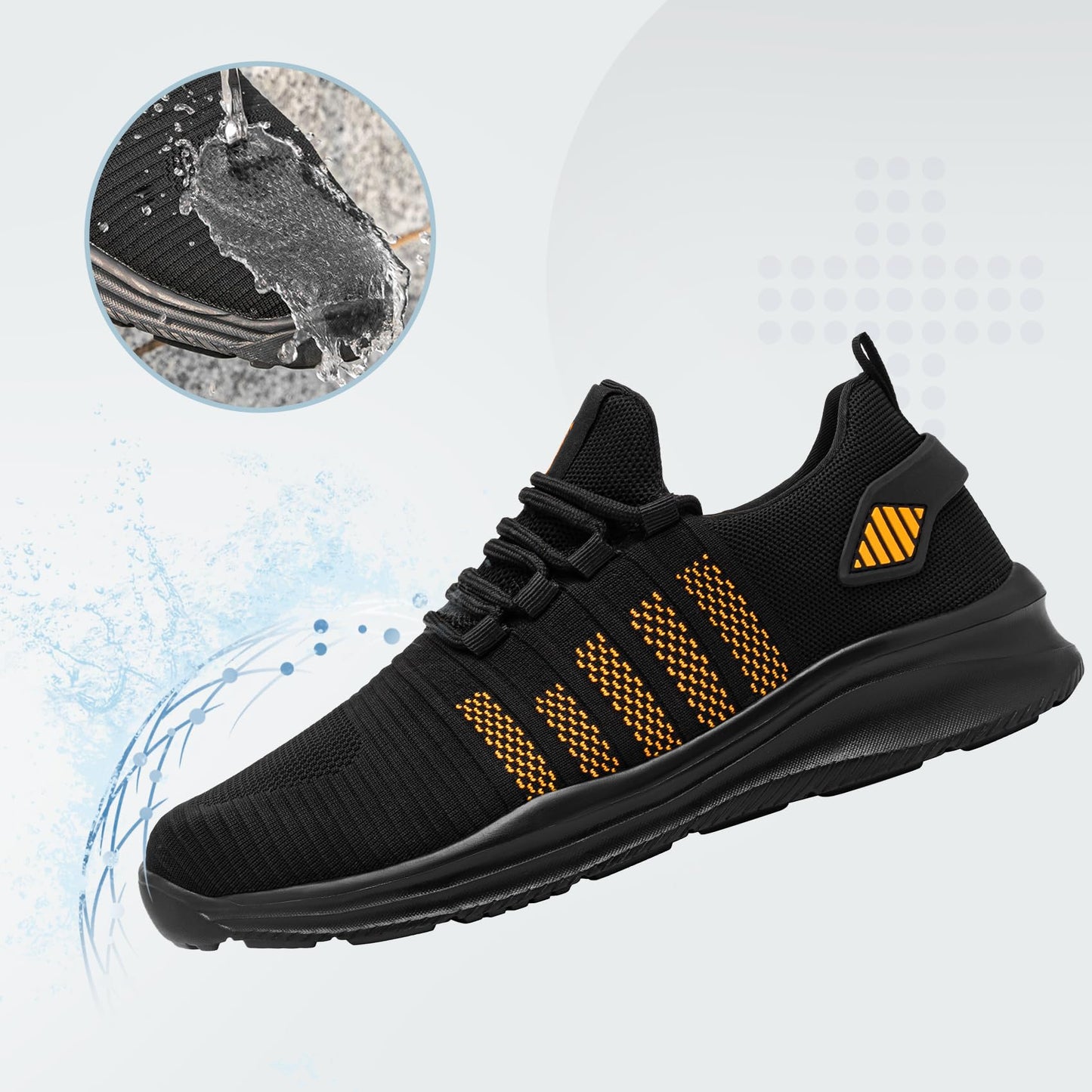 FLOWING PLUME Wasserdicht Laufschuhe Damen Sportschuhe Leicht Turnschuhe Running Schuhe Walkingschuhe Joggingschuhe Fitness Sneaker