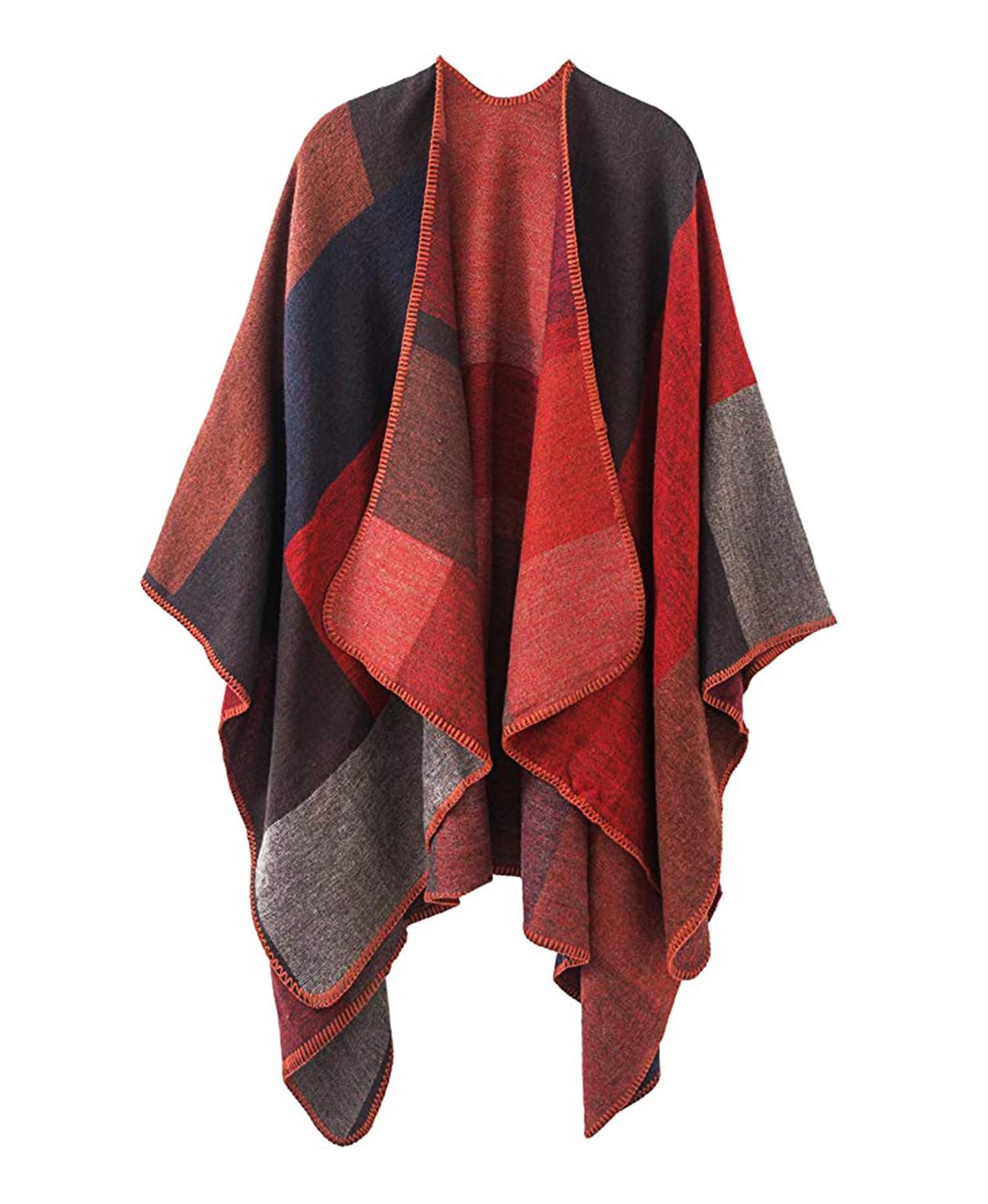 DiaryLook Damen Poncho Schal Winter Cardigan Übergroße Cape Elegant Poncho Für Frauen Umhang Damen Warm Geschenk Für Mutter