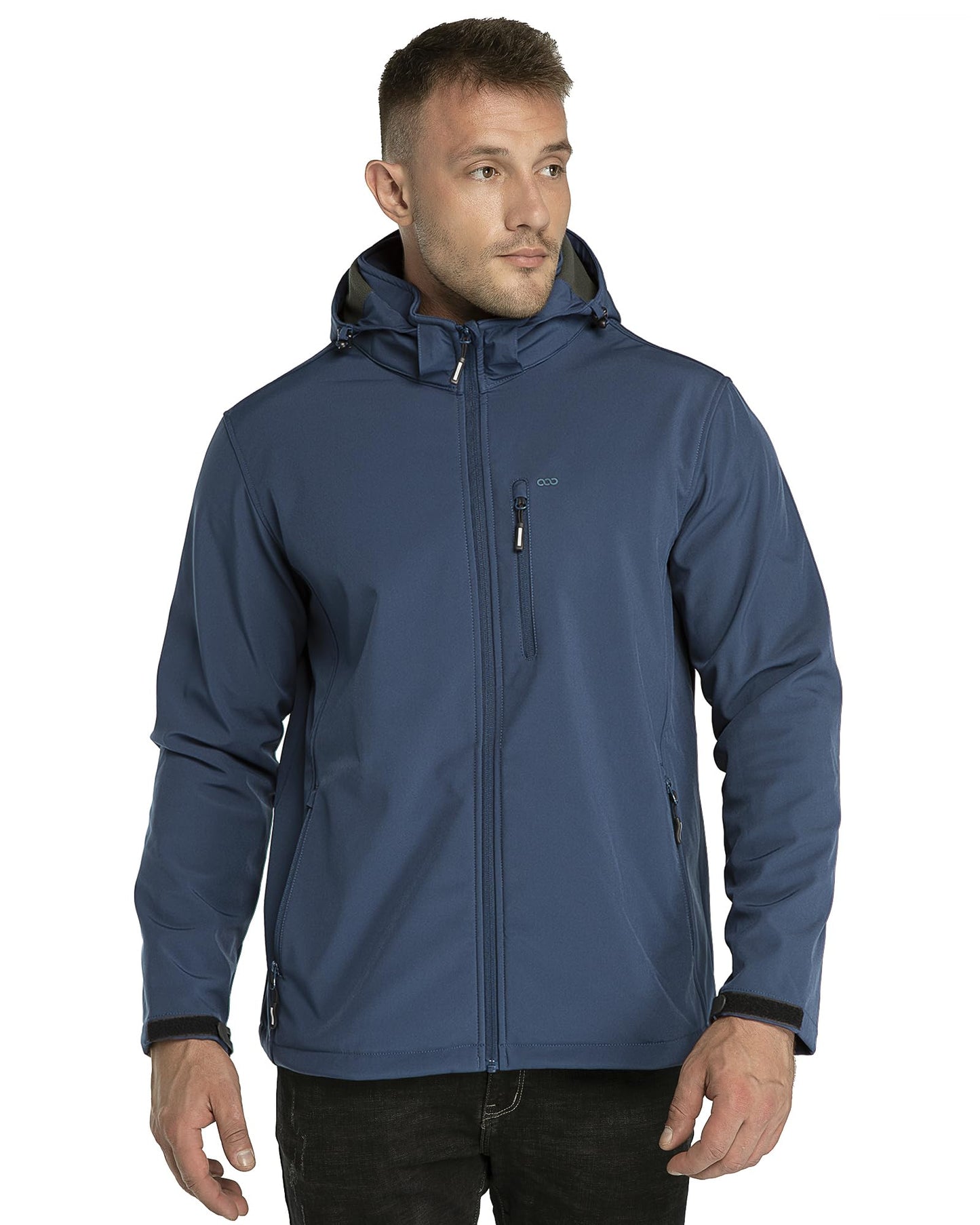 33,000ft Softshelljacke für Herren Wasserdicht Winterjacke Winddicht Warme Fleece Gefüttert Windbreaker Funktionsjacke Outdoorjacke für Wandern Fahrrad Camping