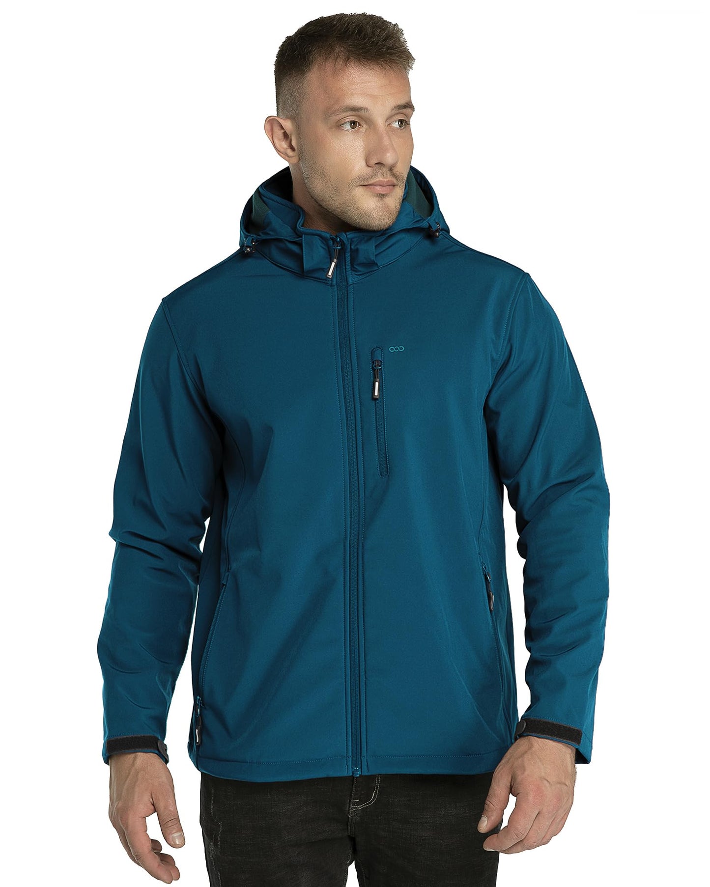 33,000ft Softshelljacke für Herren Wasserdicht Winterjacke Winddicht Warme Fleece Gefüttert Windbreaker Funktionsjacke Outdoorjacke für Wandern Fahrrad Camping