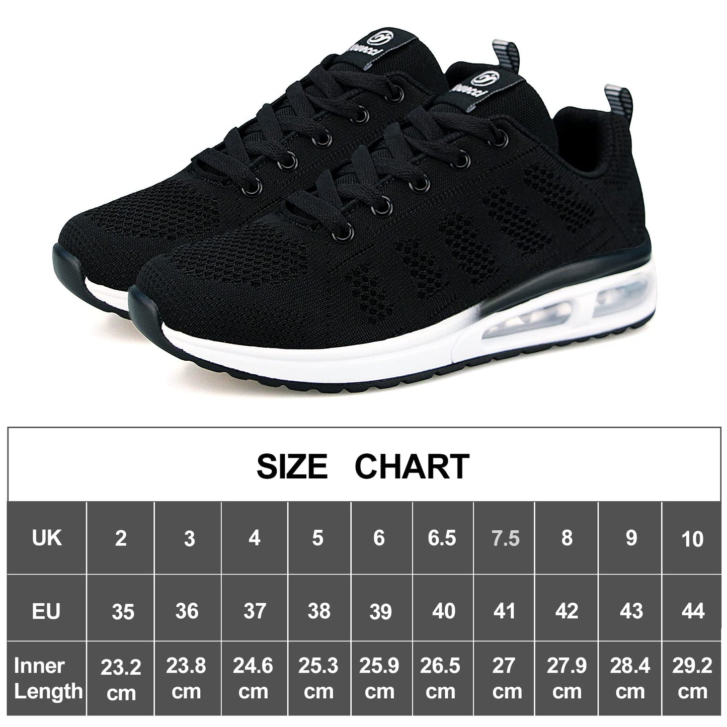 ANBIWANGLUO Damen Turnschuhe Sportliche Laufschuhe Schnürschuhe Atmungsaktive Outdoor Cross Trainer zum Joggen