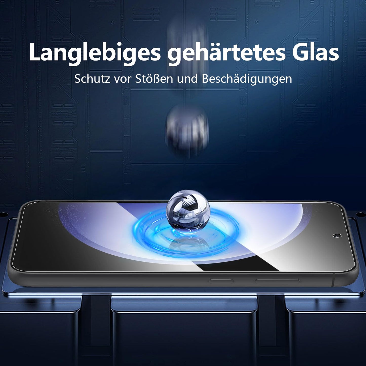 NEW'C Pack of 3 for Samsung Galaxy S25 Ultra Tempered Glass, Scratch Free, 9H Hardness, HD Screen Protector, Ultra Clear, Ultra Resistant