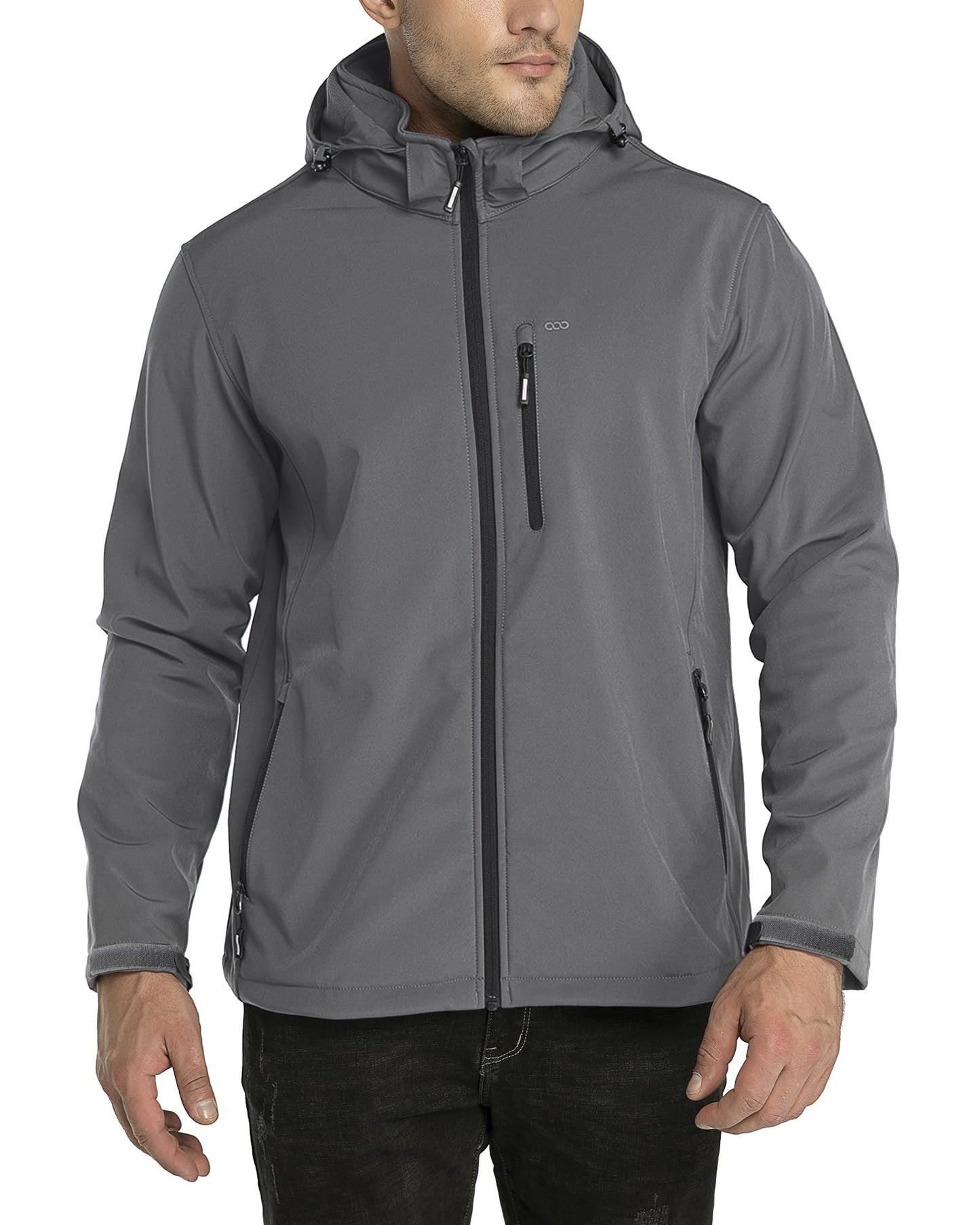 33,000ft Softshelljacke für Herren Wasserdicht Winterjacke Winddicht Warme Fleece Gefüttert Windbreaker Funktionsjacke Outdoorjacke für Wandern Fahrrad Camping