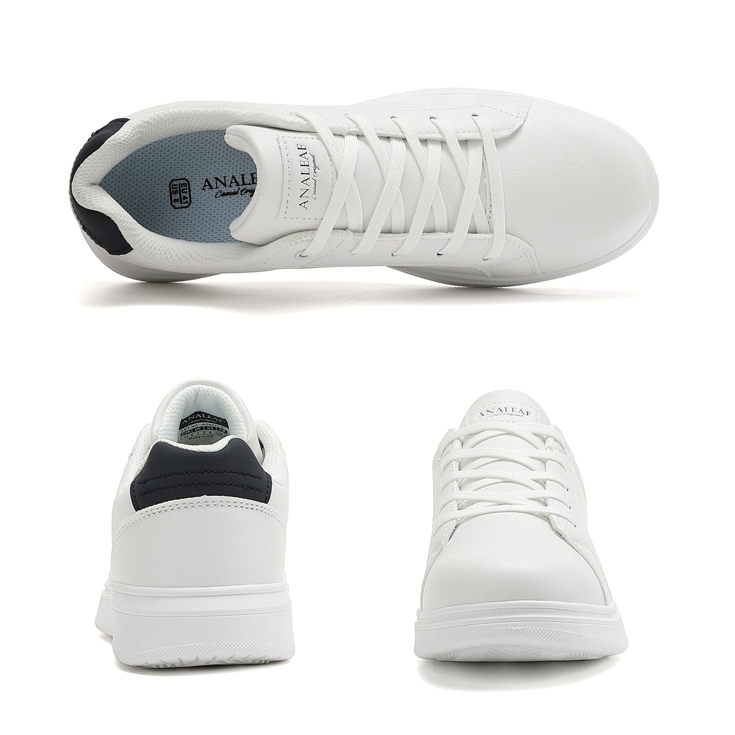 ANALEAF Herren Schuhe Sneakers Freizeitschuhe Leichte Trainers Walkingschuhe Größe 41-46 EU